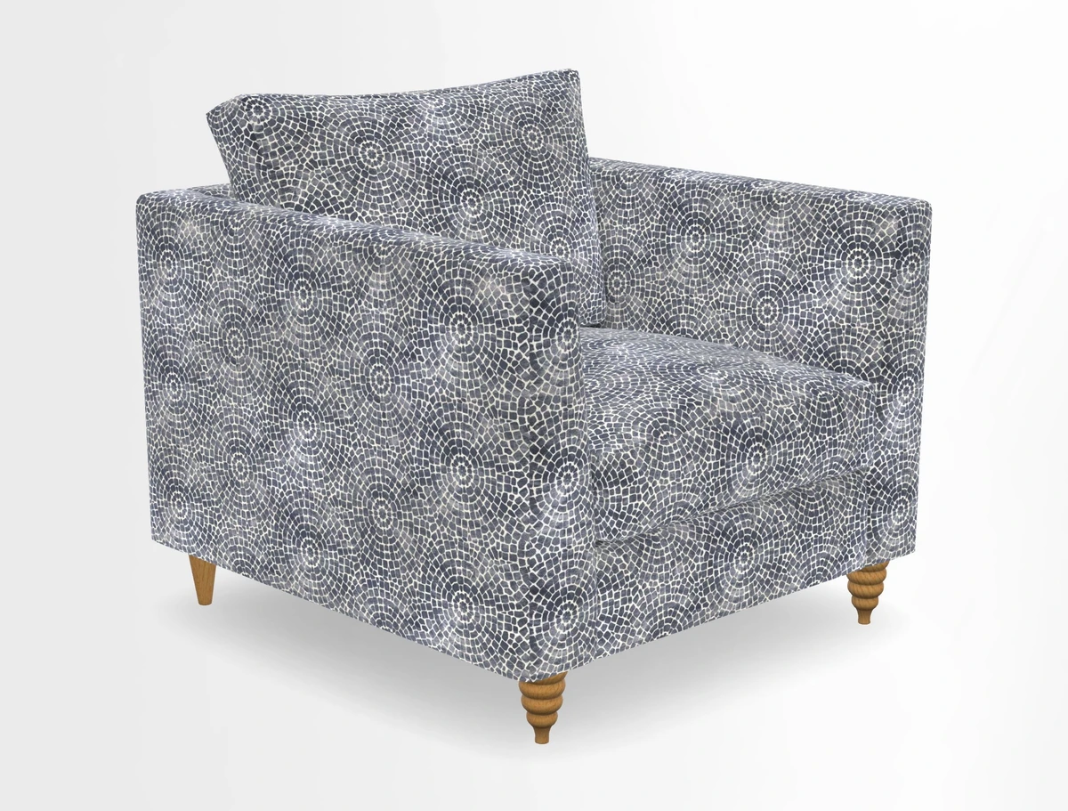 Saltdean chair in Two Tone Plain Biscuit