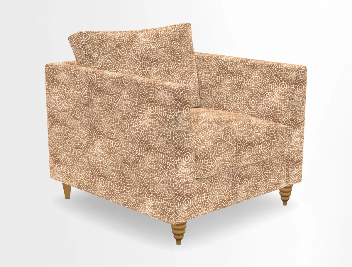 Saltdean chair in Two Tone Plain Biscuit