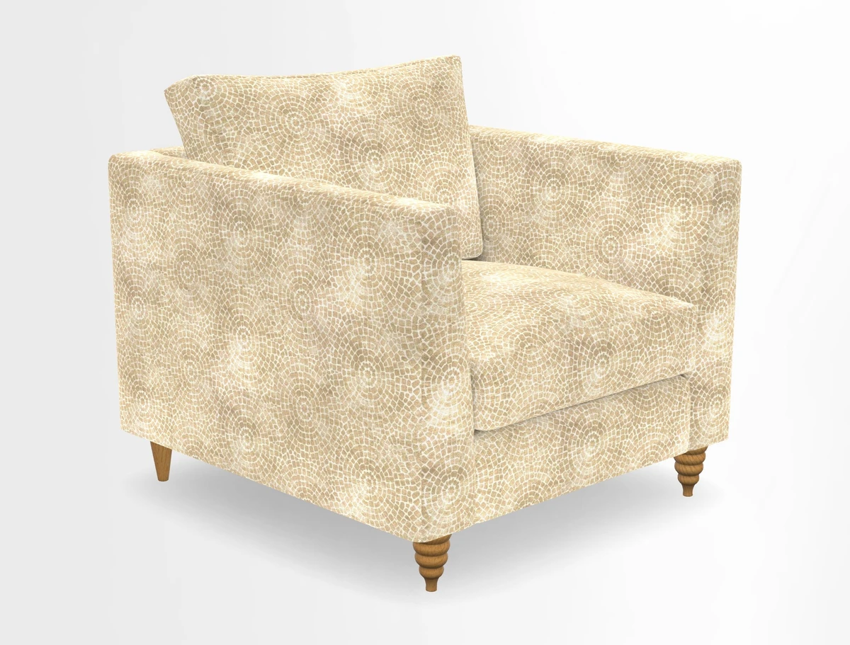Saltdean chair in Two Tone Plain Biscuit