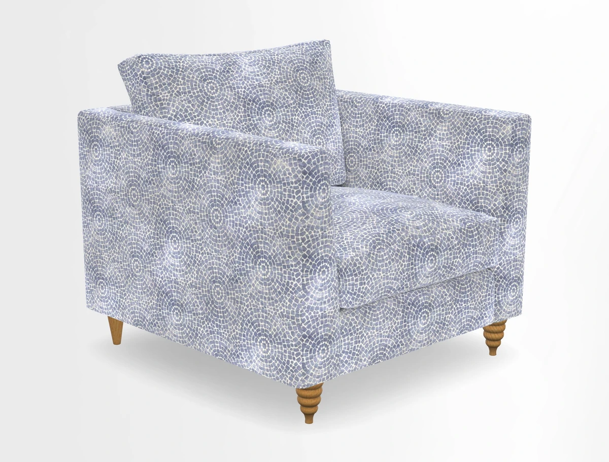 Saltdean chair in Two Tone Plain Biscuit