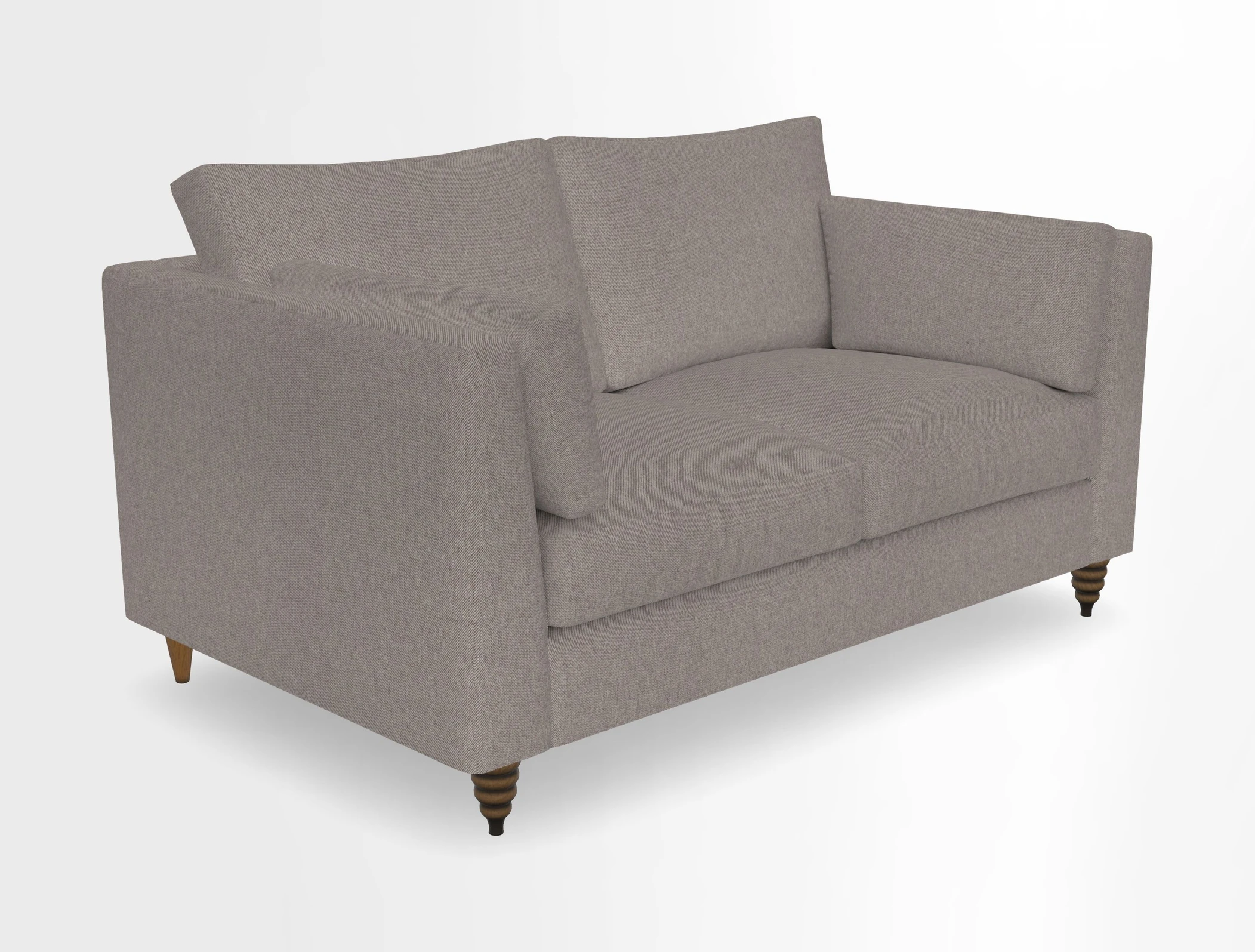 Saltdean 2 seater sofa in Covertex Lombardia Bianco
