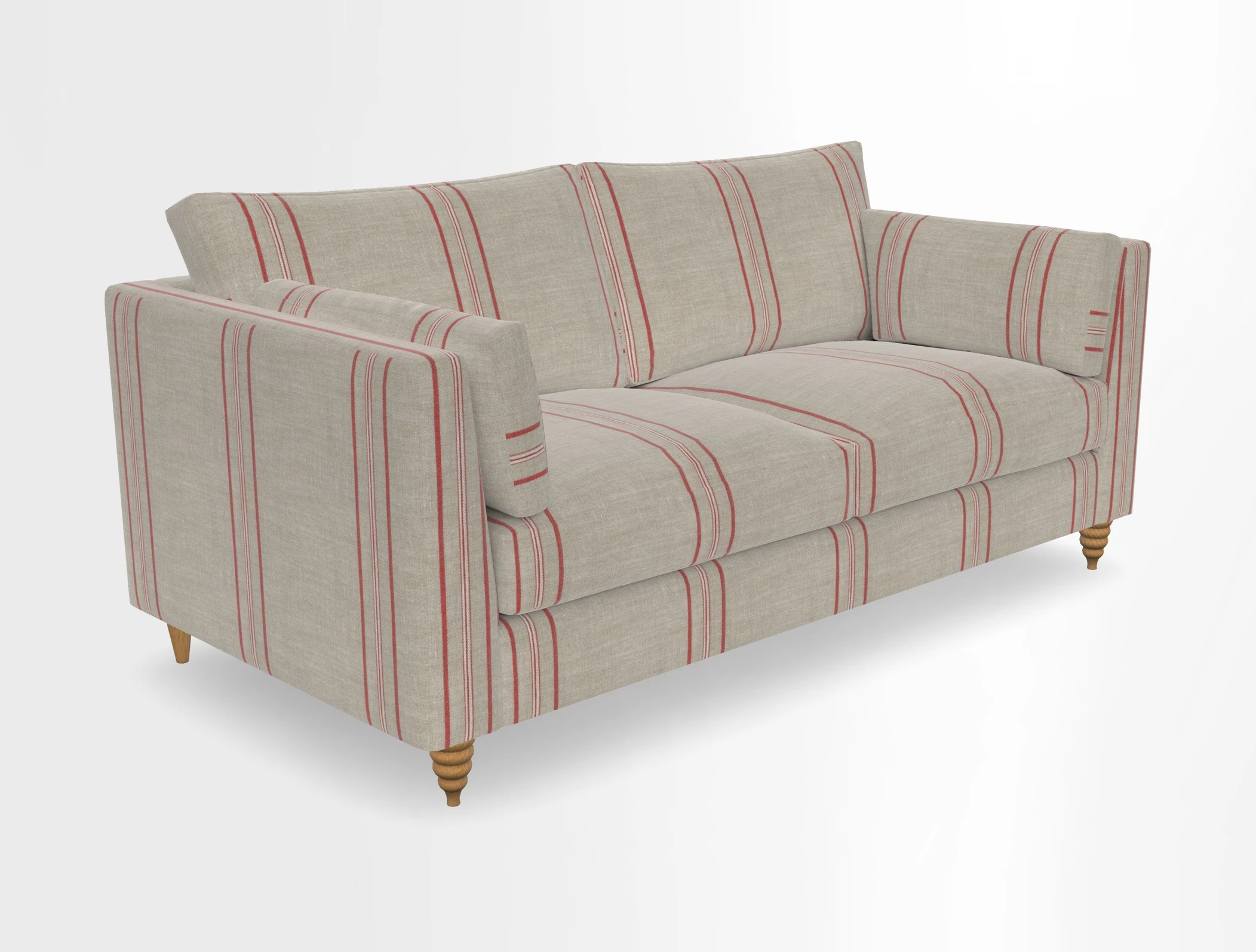 Saltdean 3 seater sofa in Covertex Lombardia Bianco