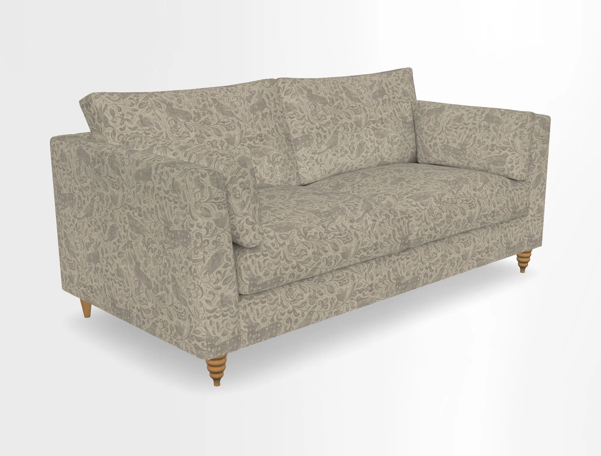 Saltdean 3 seater sofa in Covertex Lombardia Bianco