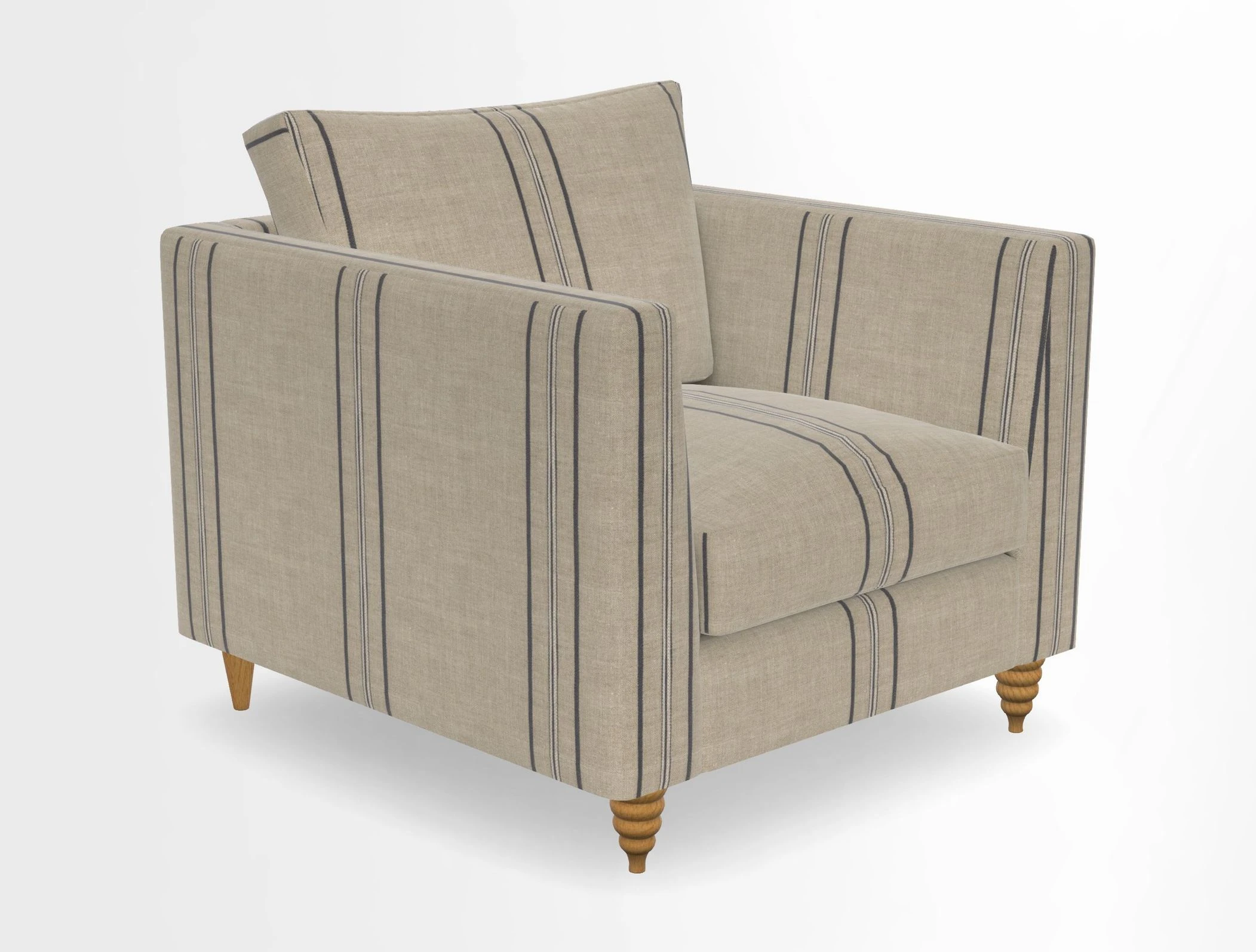 Saltdean chair in Two Tone Plain Biscuit