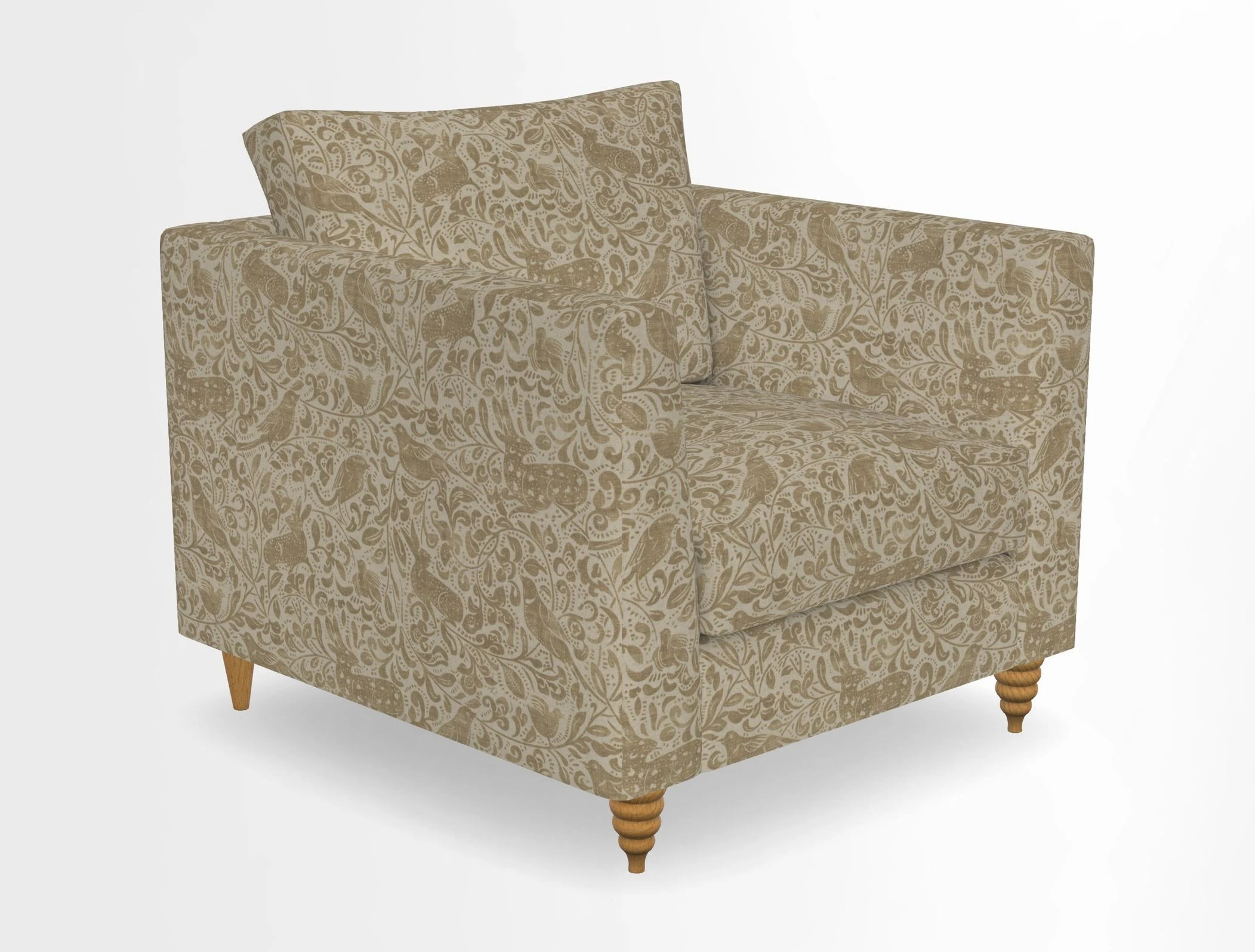 Saltdean chair in Two Tone Plain Biscuit