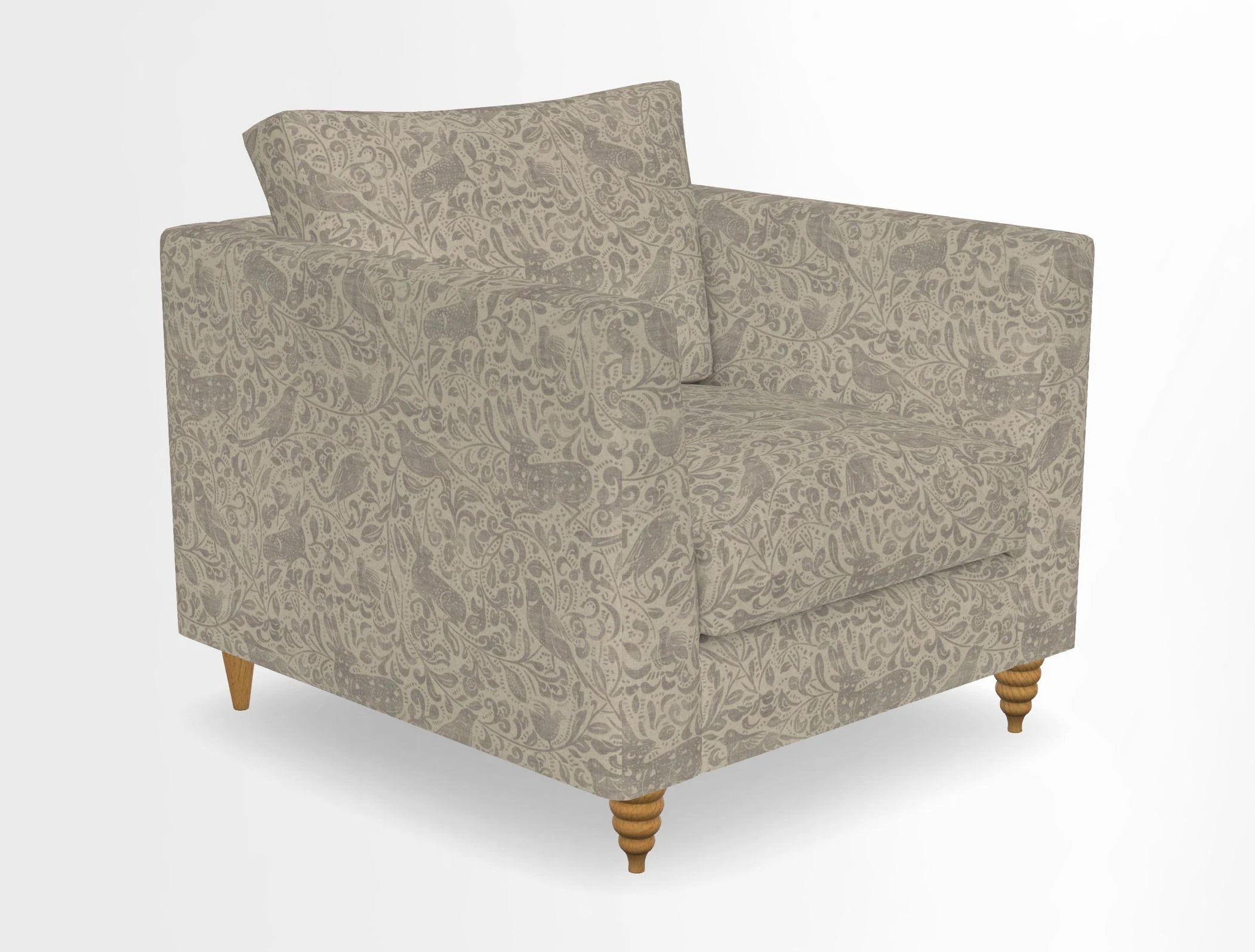 Saltdean chair in Two Tone Plain Biscuit