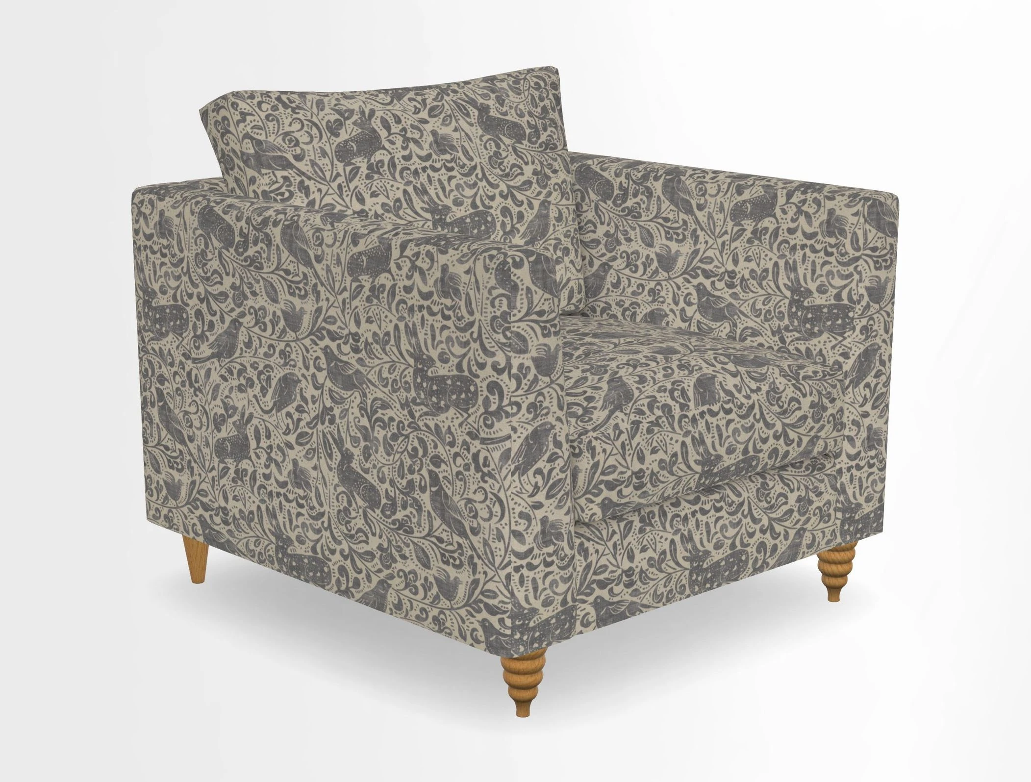 Saltdean chair in Two Tone Plain Biscuit