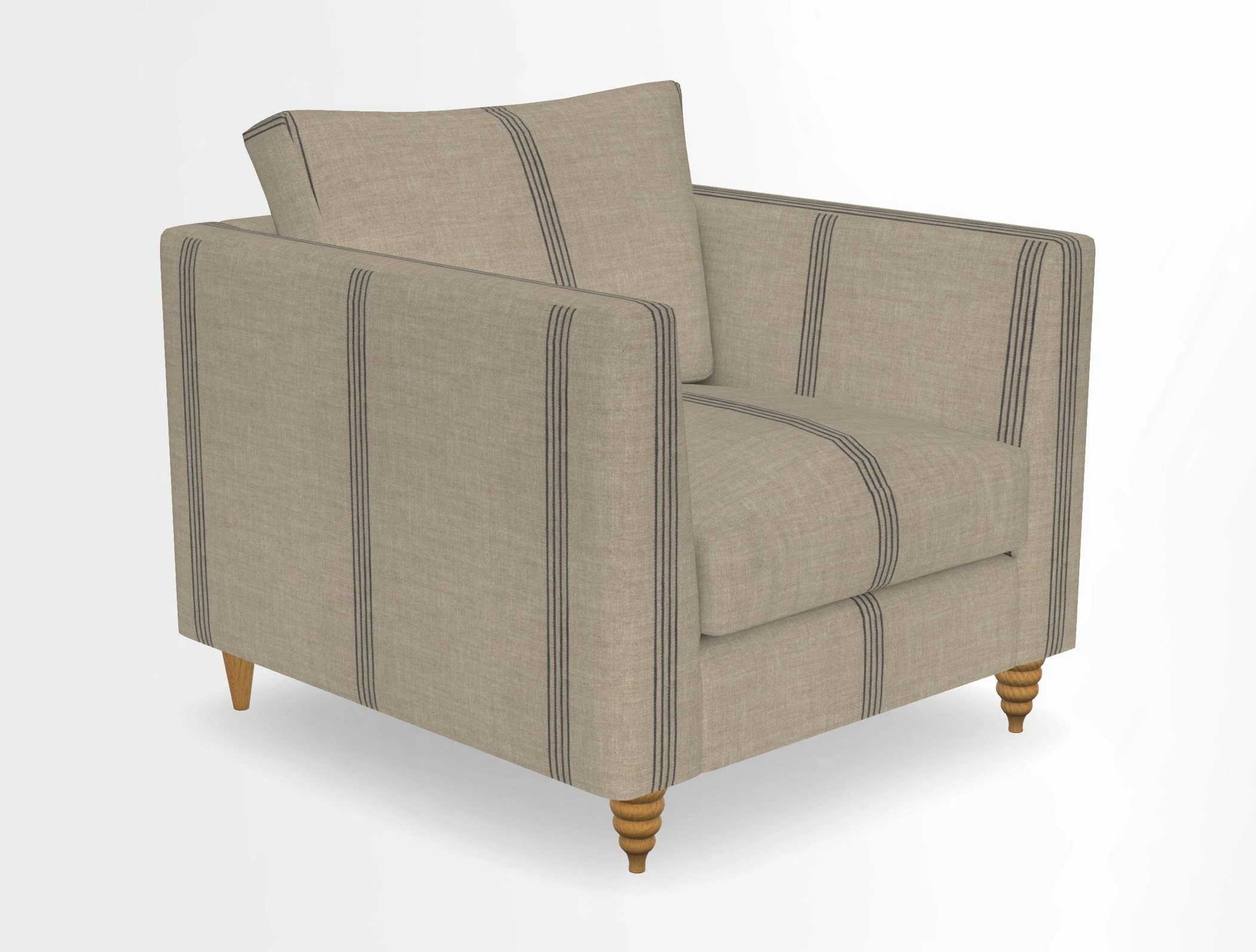 Saltdean chair in Two Tone Plain Biscuit