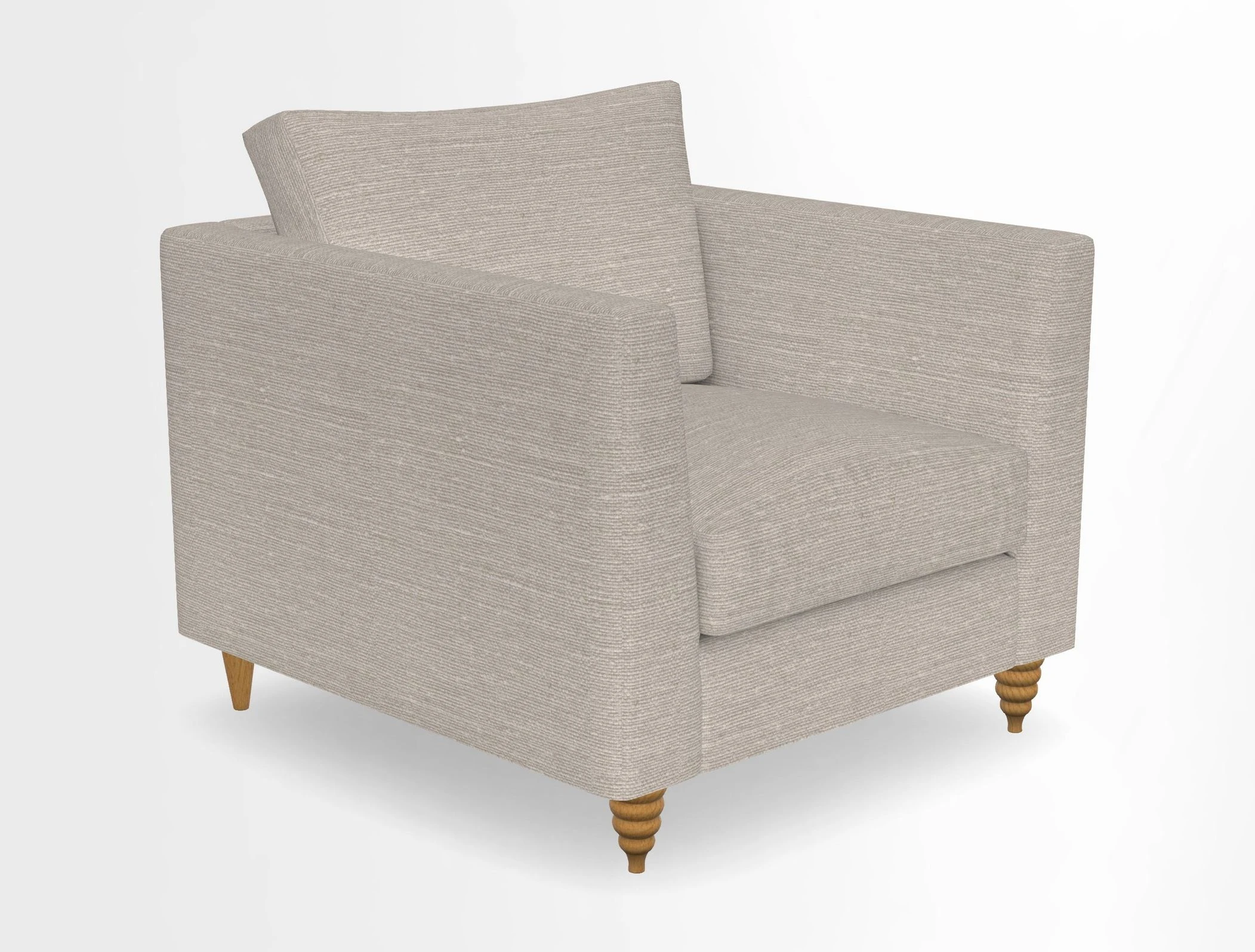 Saltdean chair in Two Tone Plain Biscuit