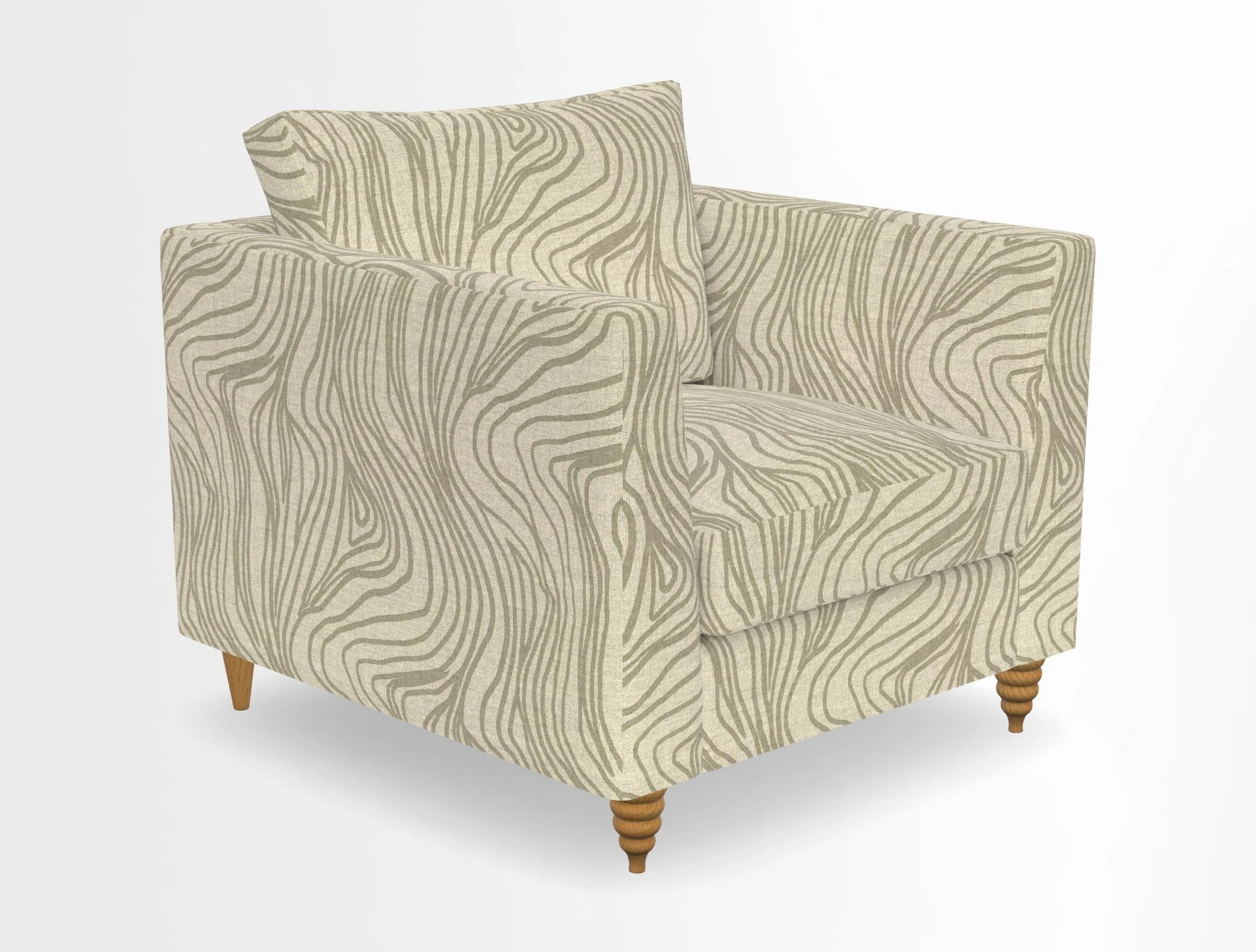 Saltdean chair in Two Tone Plain Biscuit