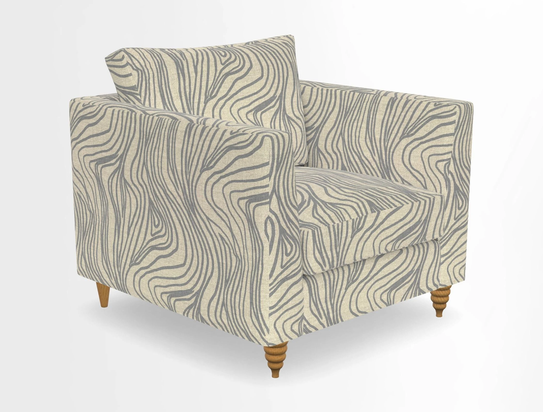 Saltdean chair in Two Tone Plain Biscuit