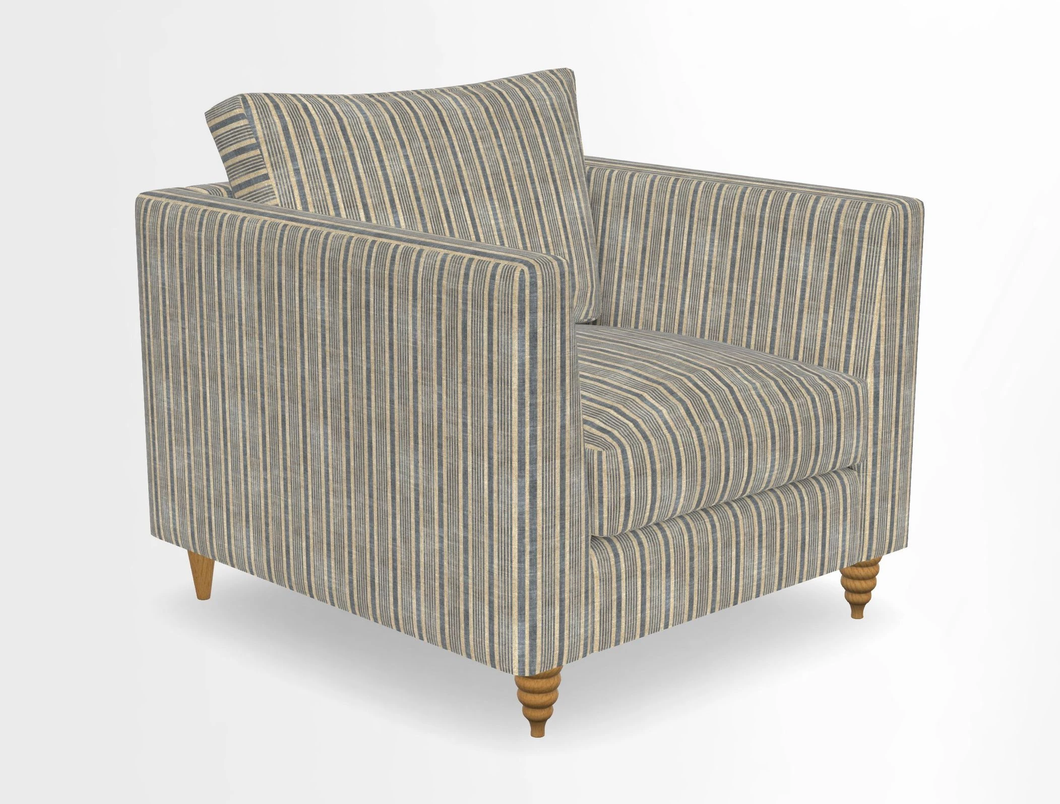 Saltdean chair in Two Tone Plain Biscuit