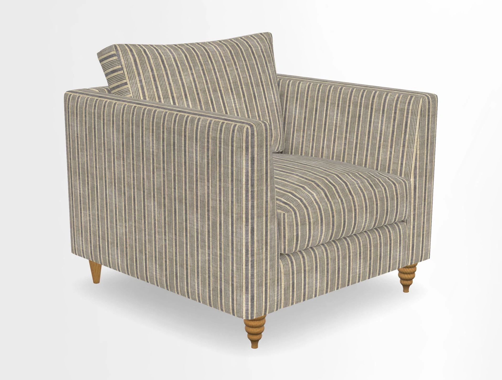 Saltdean chair in Two Tone Plain Biscuit