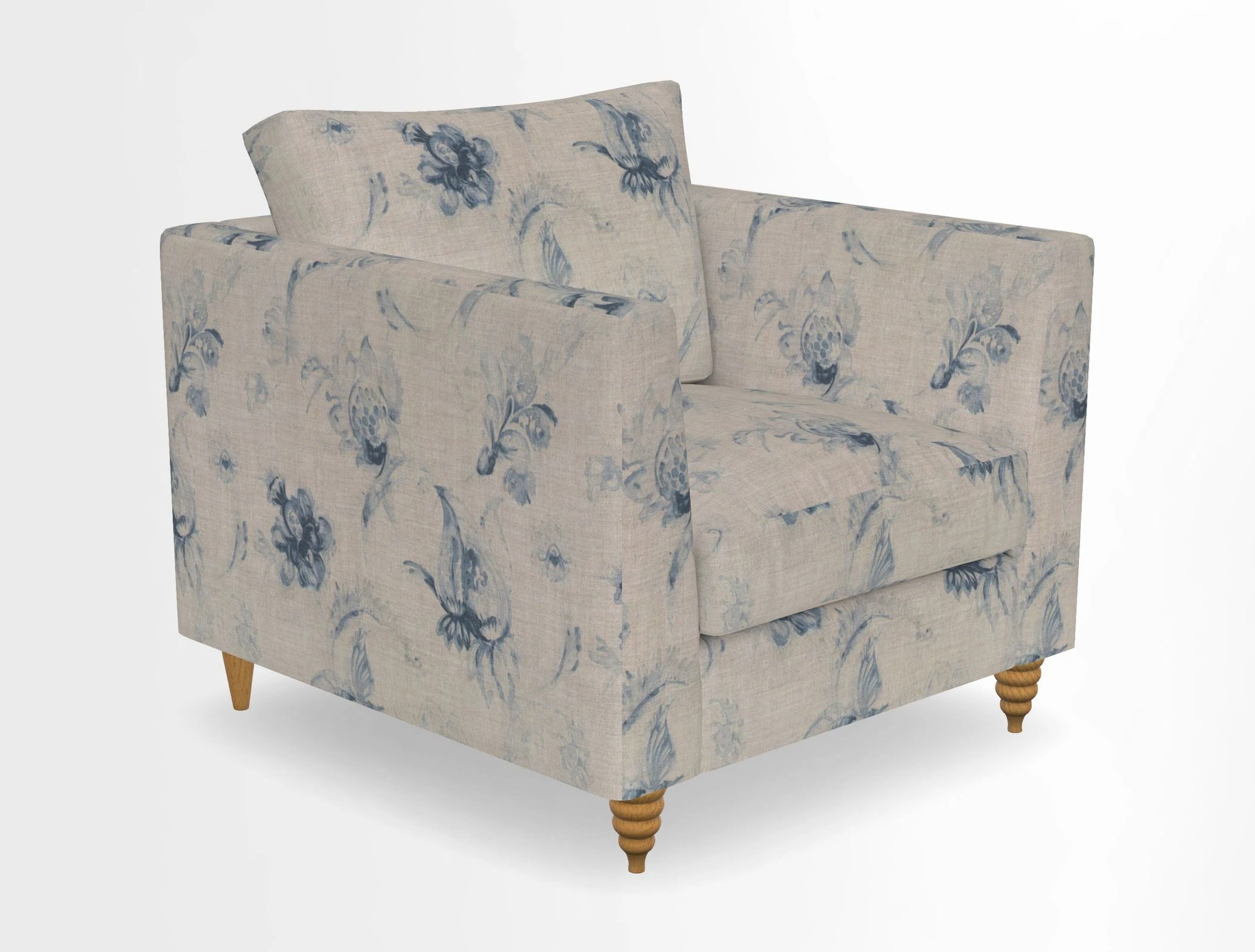 Saltdean chair in Two Tone Plain Biscuit