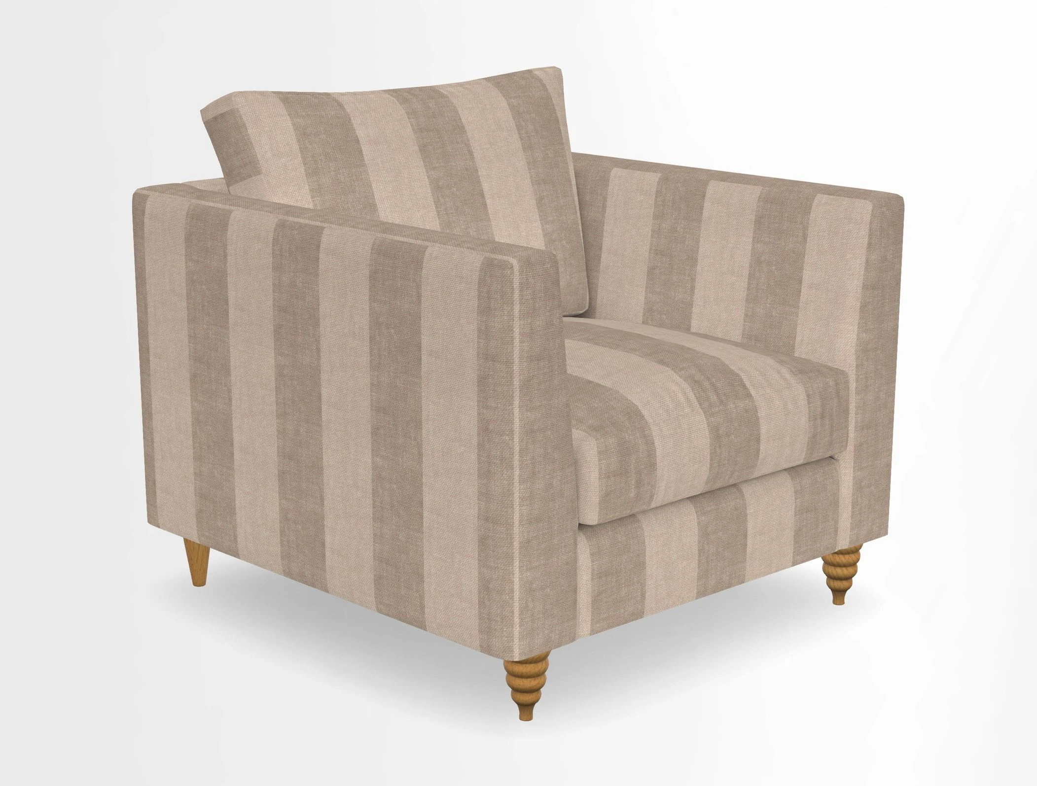 Saltdean chair in Two Tone Plain Biscuit