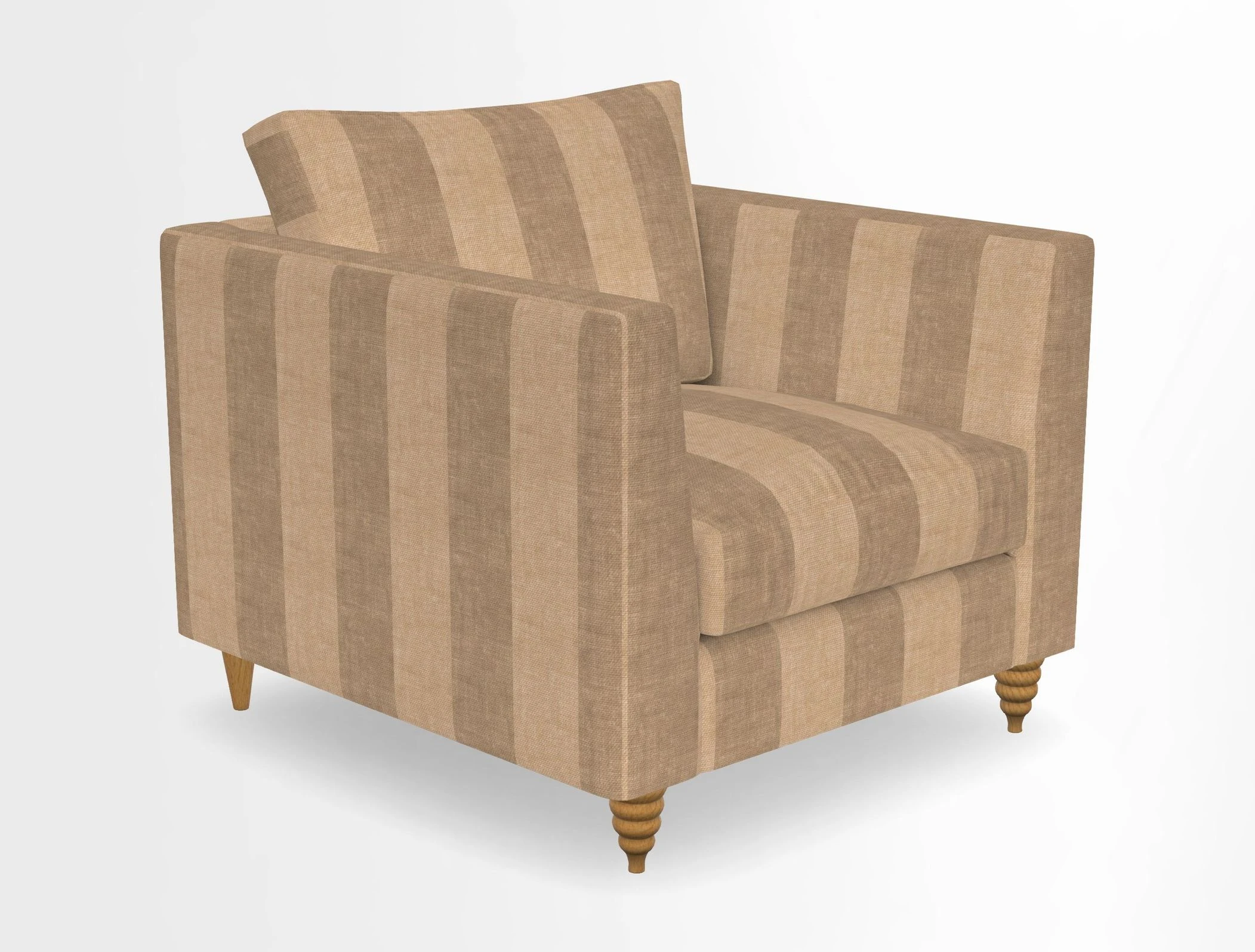 Saltdean chair in Two Tone Plain Biscuit
