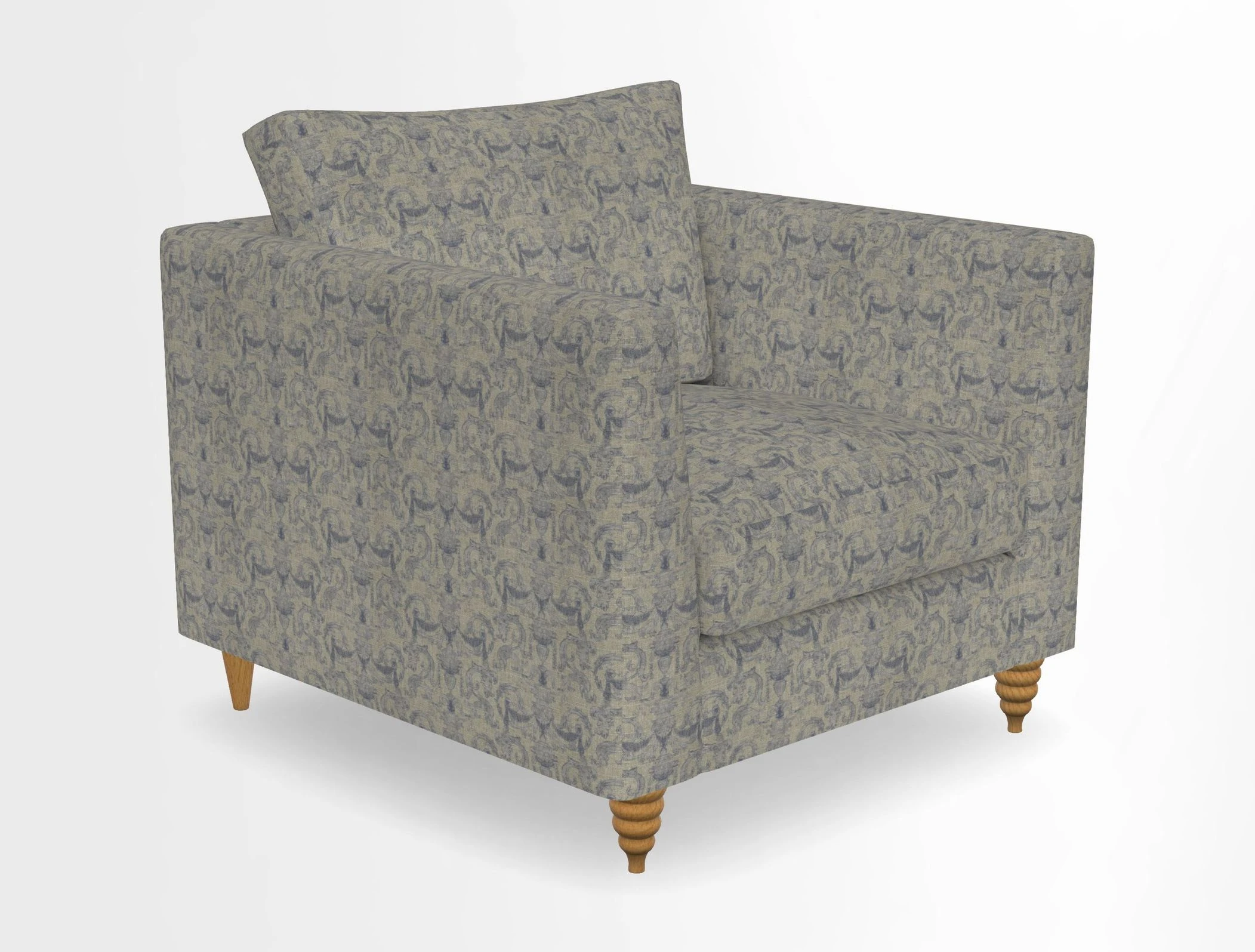 Saltdean chair in Two Tone Plain Biscuit