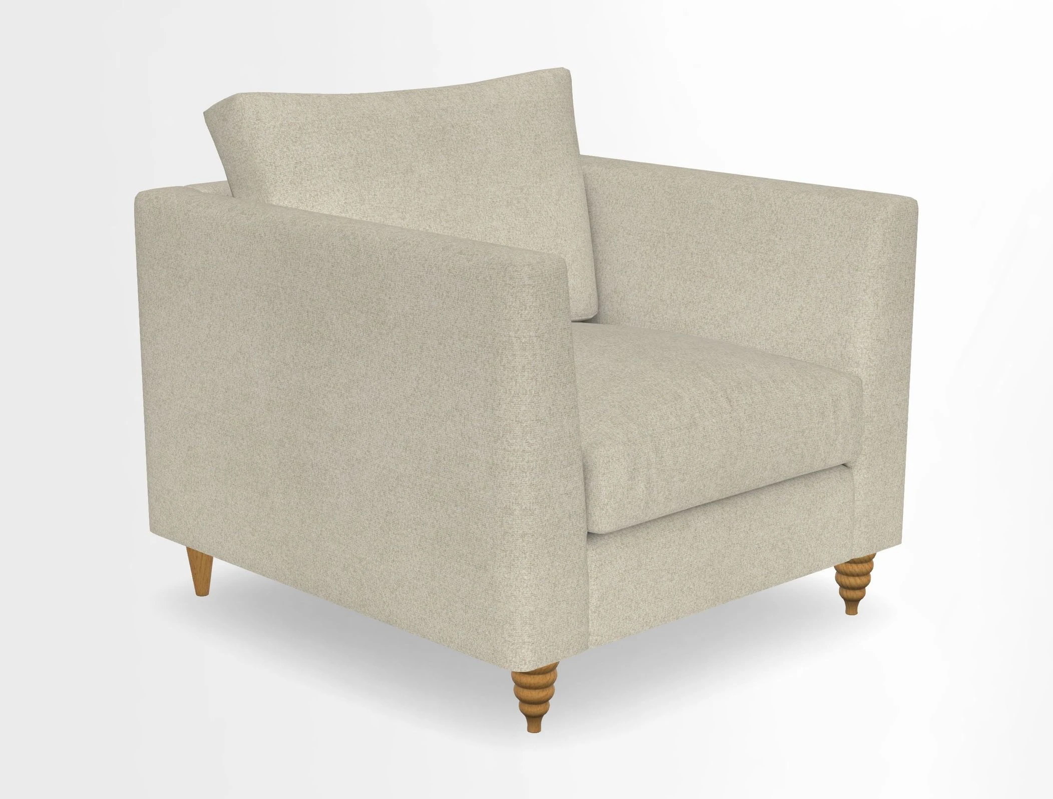 Saltdean chair in Two Tone Plain Biscuit