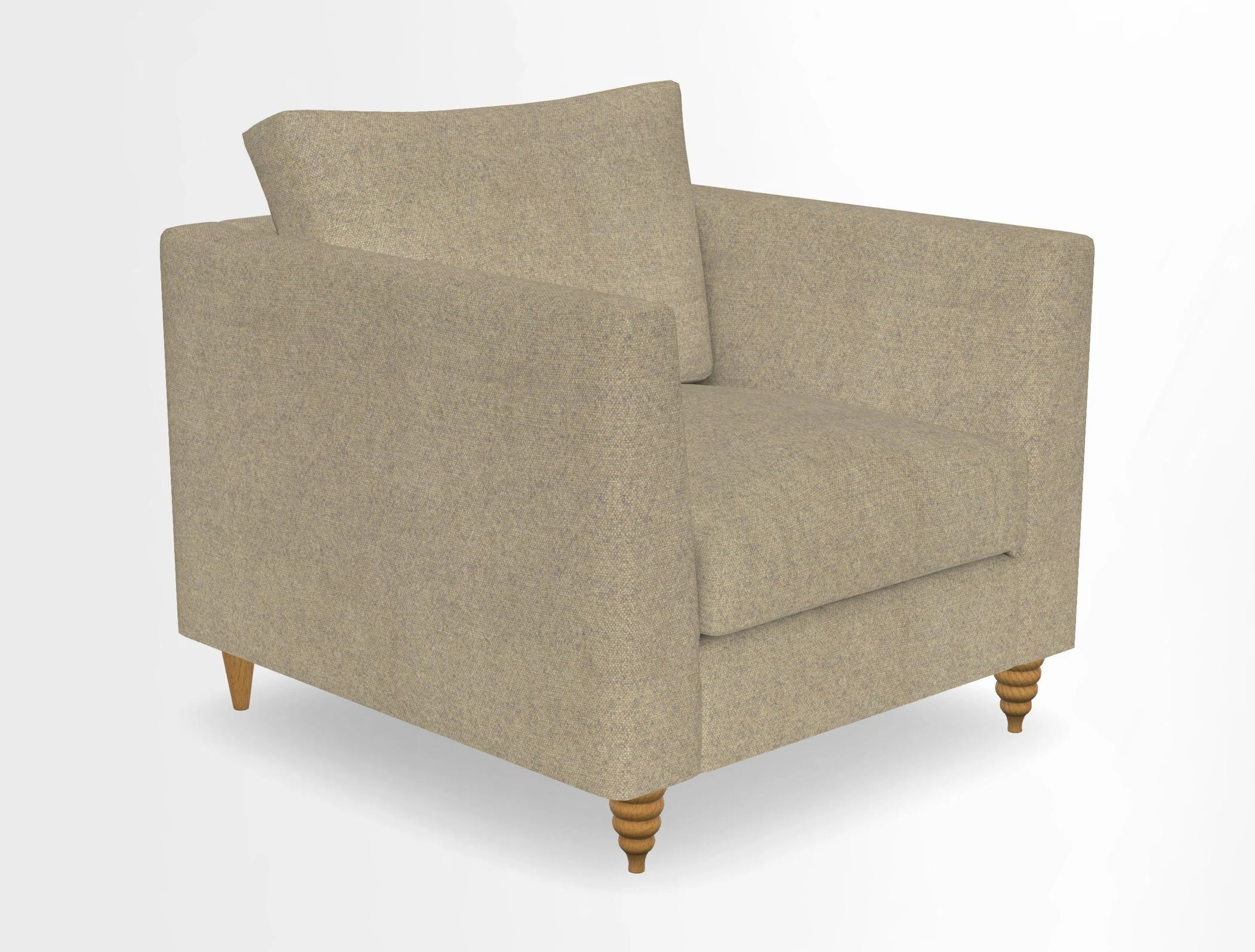 Saltdean chair in Two Tone Plain Biscuit