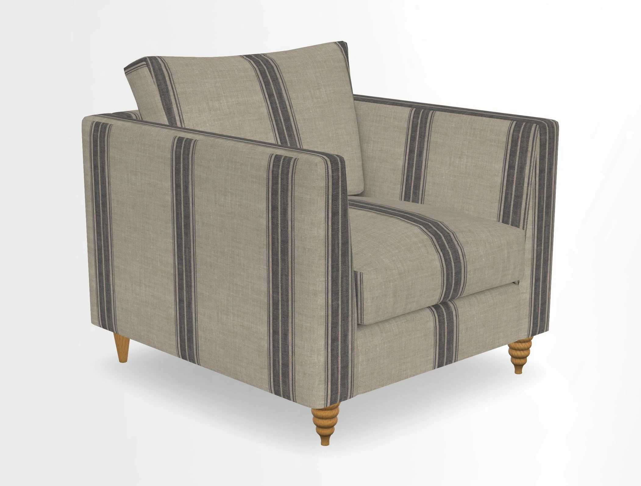 Saltdean chair in Two Tone Plain Biscuit