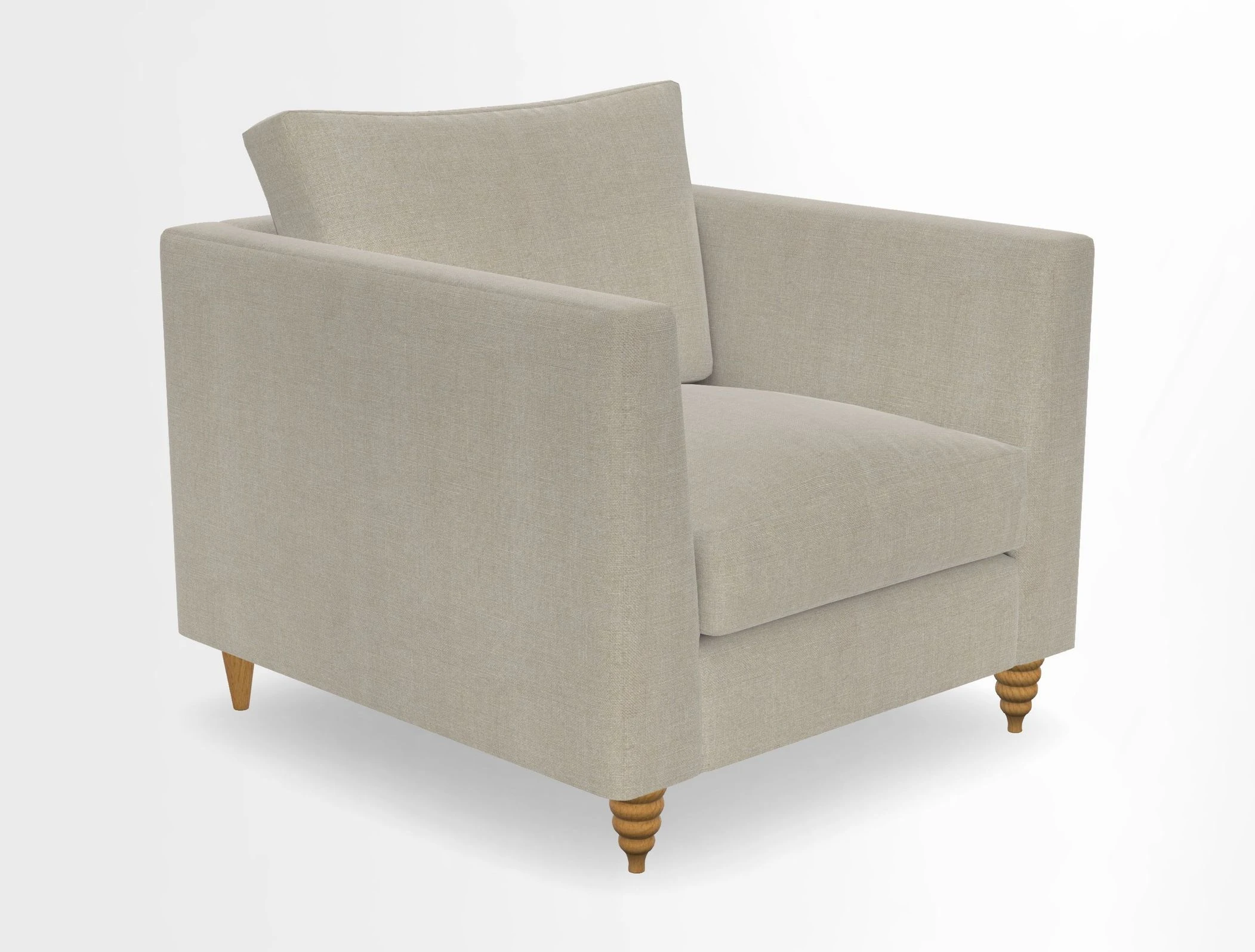 Saltdean chair in Two Tone Plain Biscuit