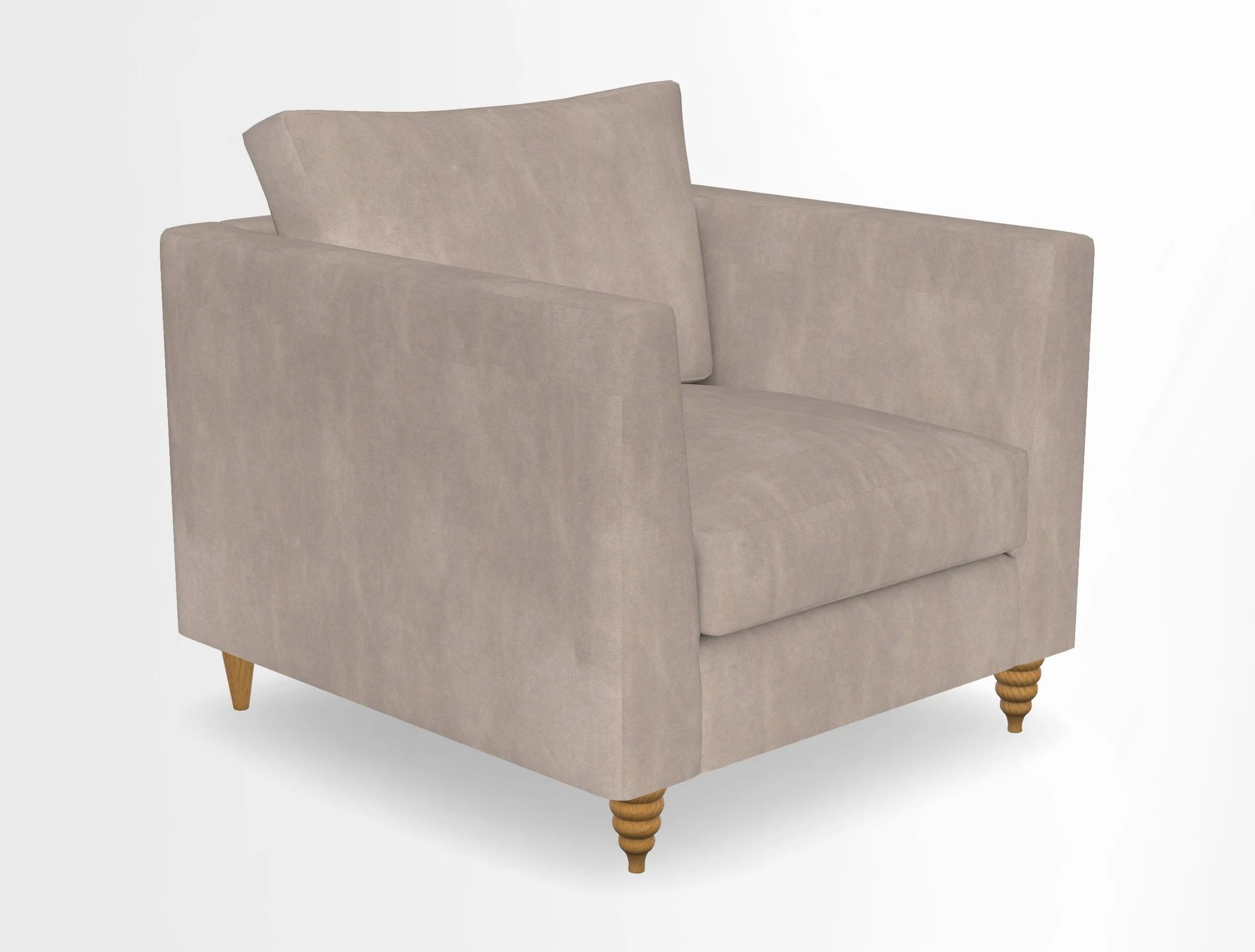 Saltdean chair in Two Tone Plain Biscuit