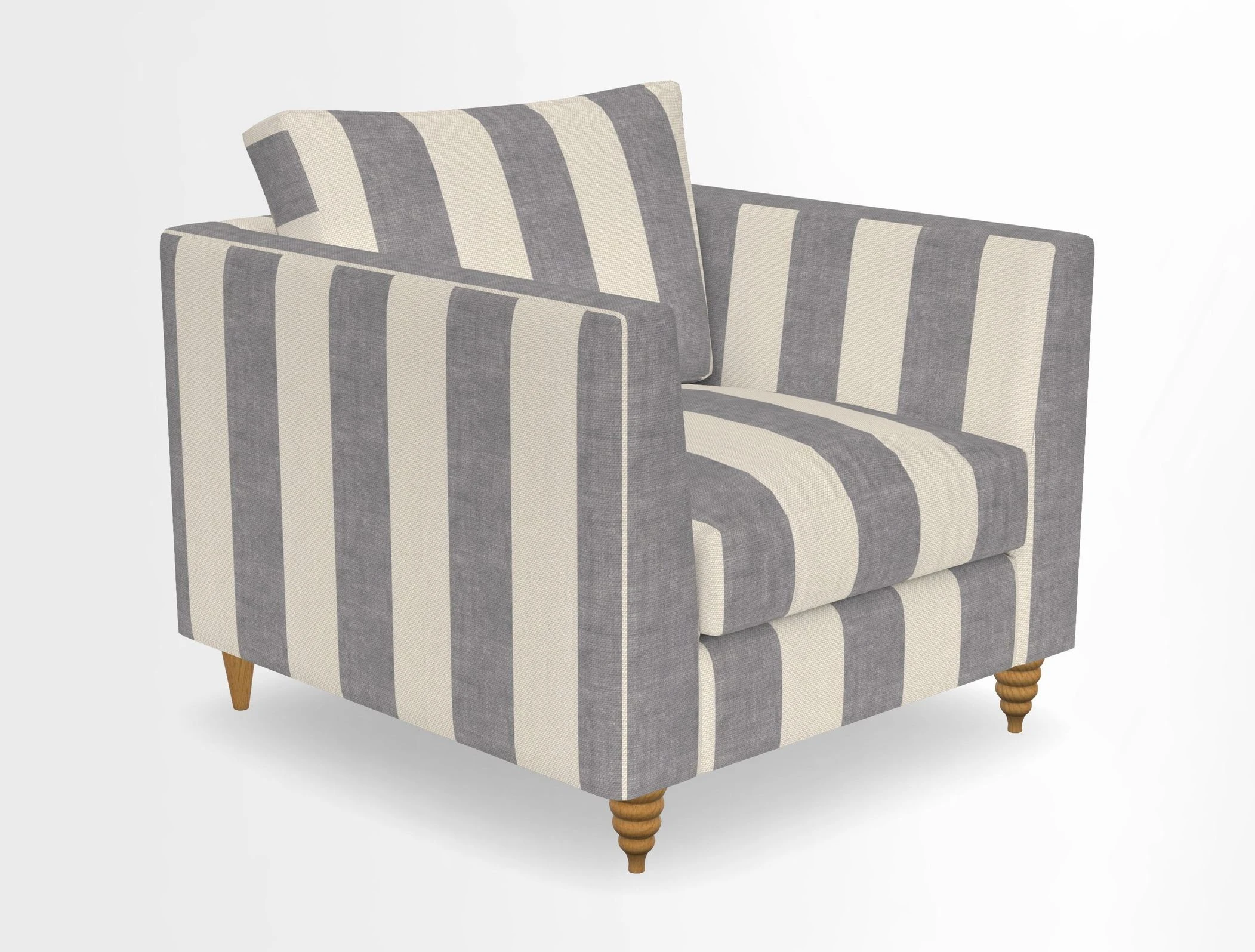 Saltdean chair in Two Tone Plain Biscuit