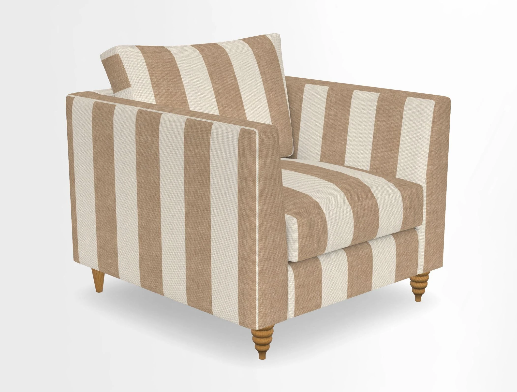 Saltdean chair in Two Tone Plain Biscuit