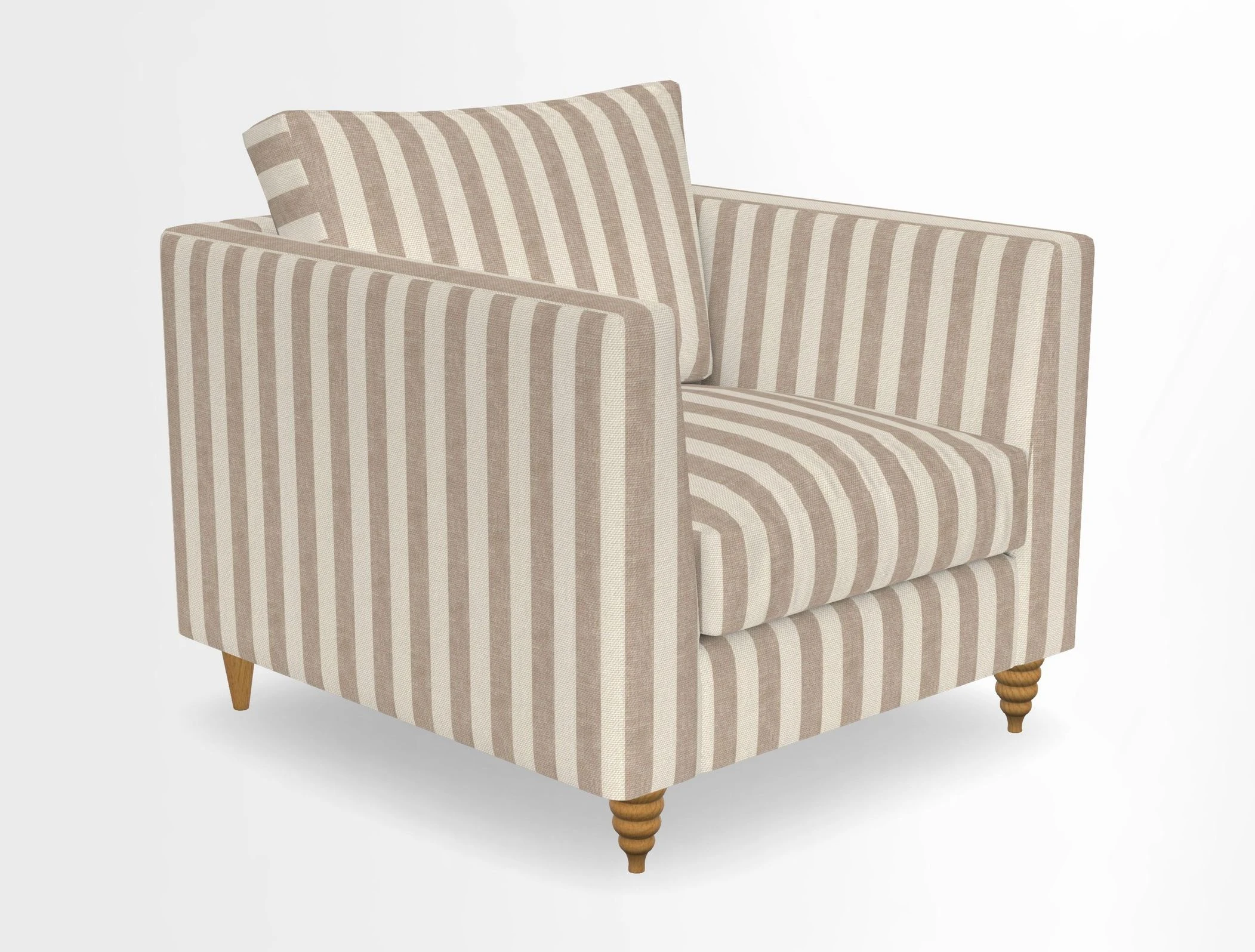 Saltdean chair in Two Tone Plain Biscuit