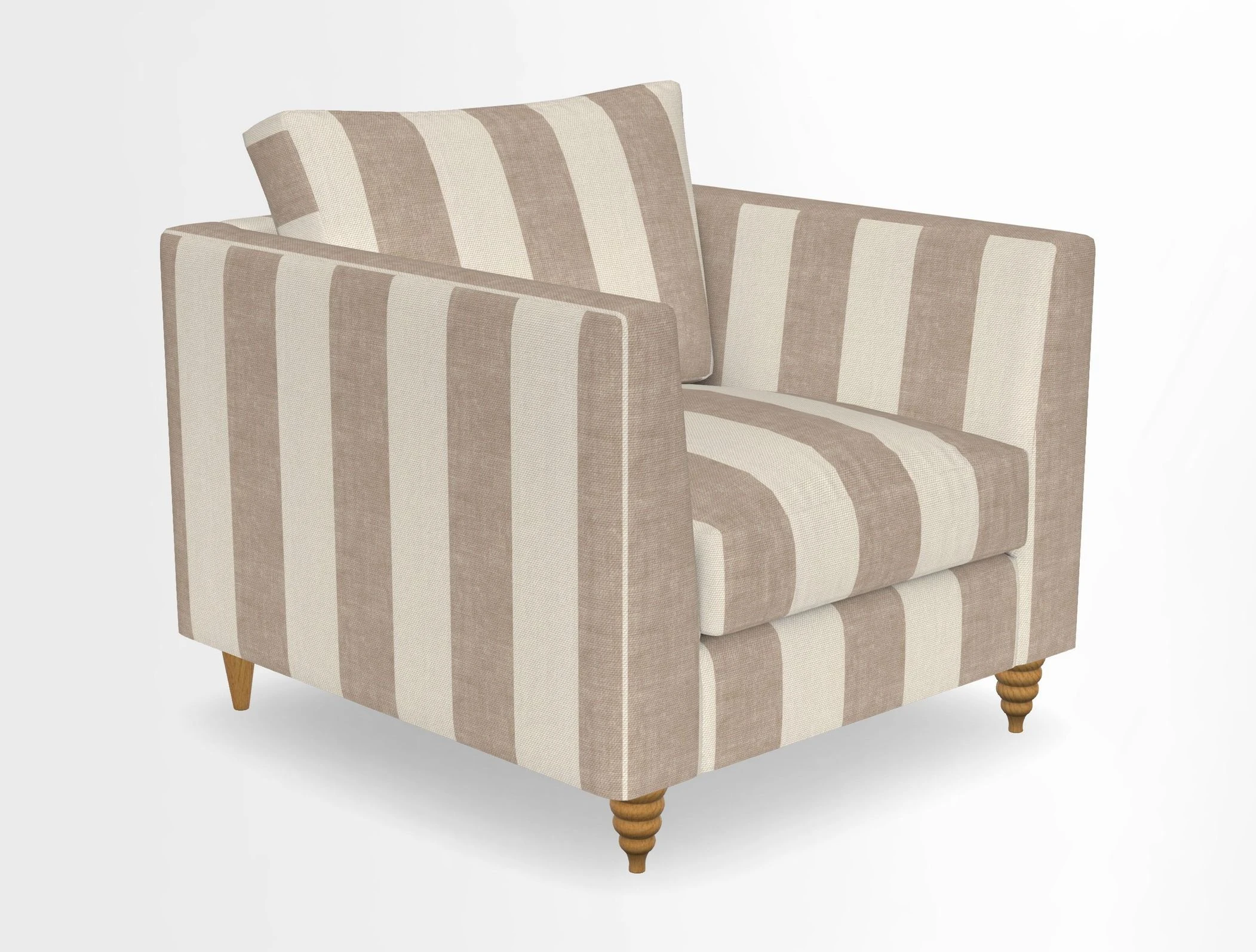 Saltdean chair in Two Tone Plain Biscuit