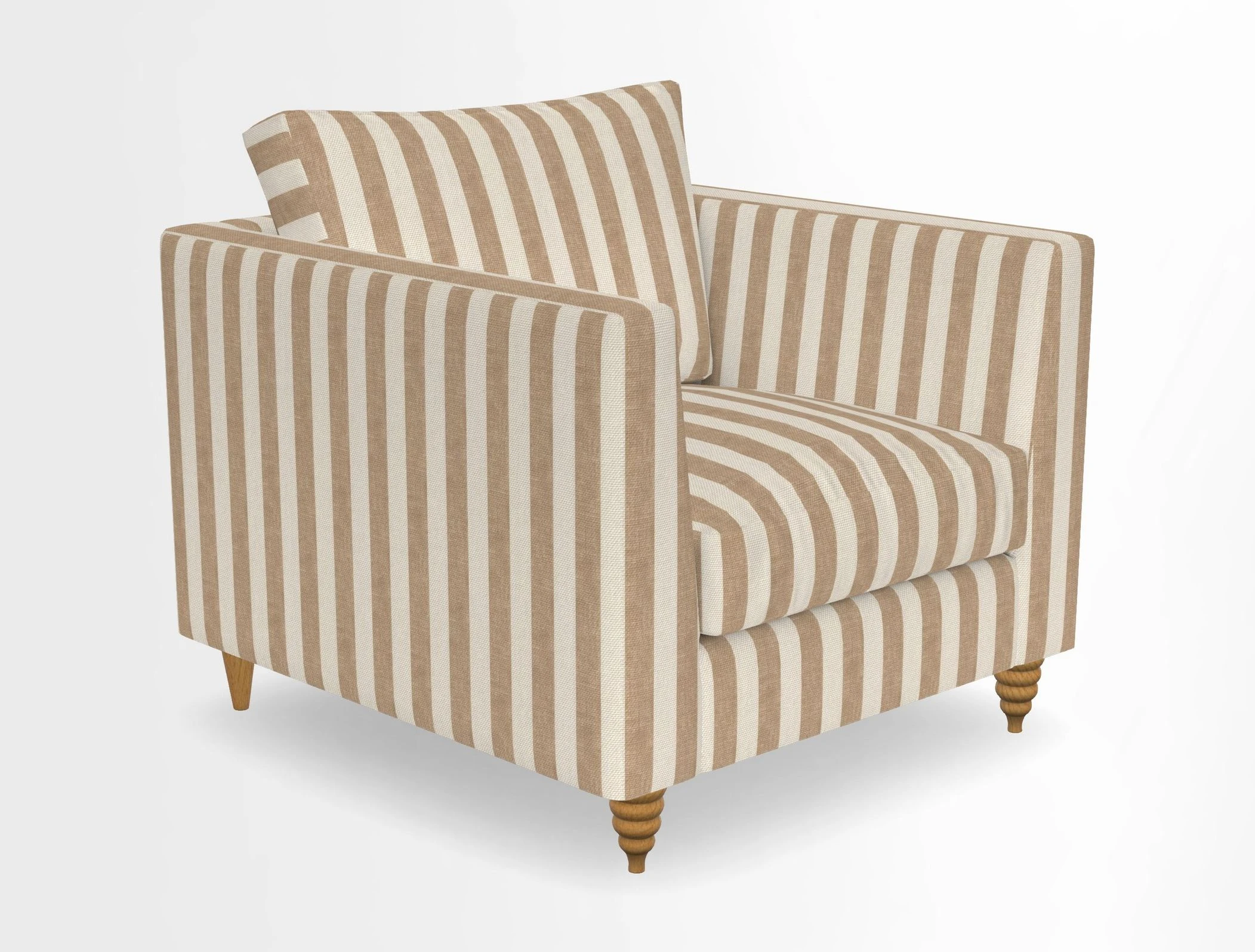 Saltdean chair in Two Tone Plain Biscuit