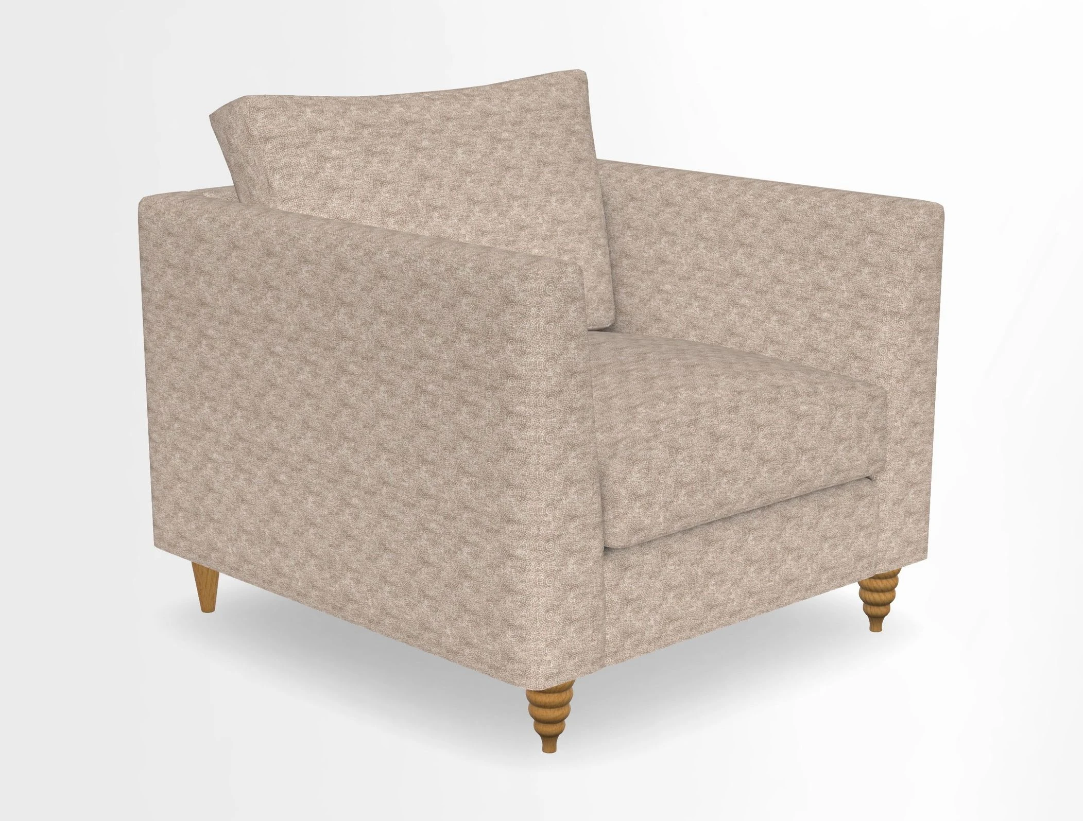 Saltdean chair in Two Tone Plain Biscuit