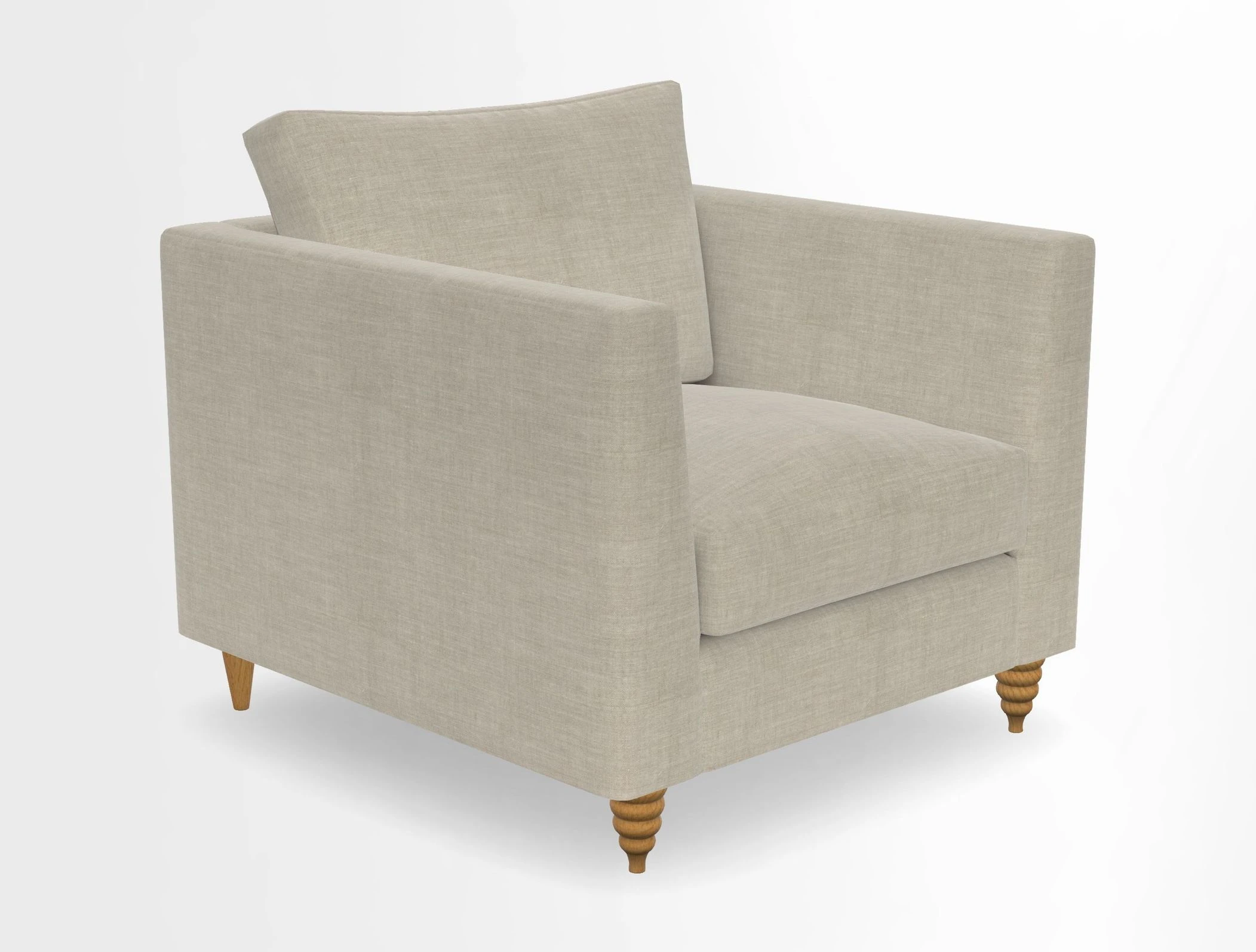 Saltdean chair in Two Tone Plain Biscuit