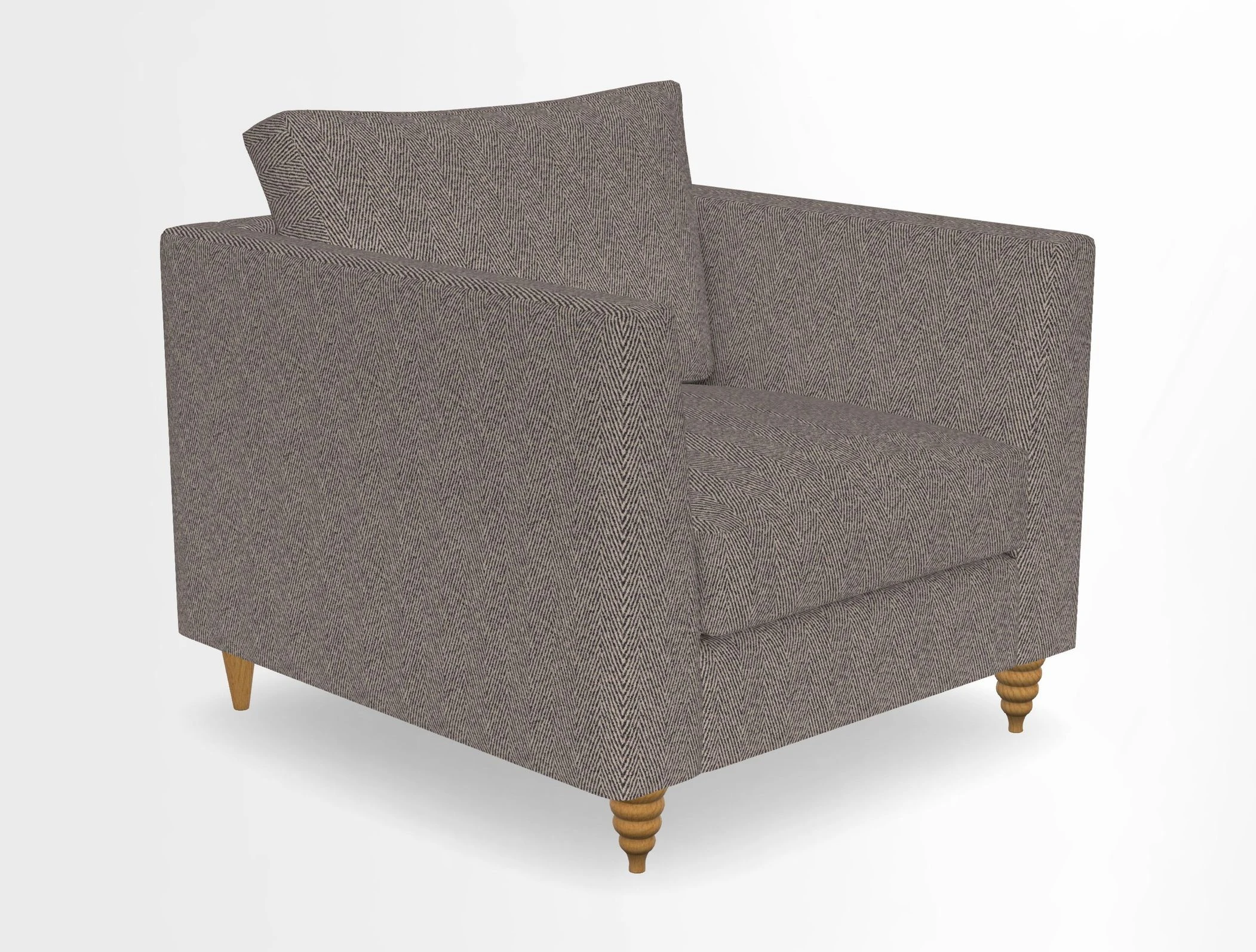 Saltdean chair in Two Tone Plain Biscuit