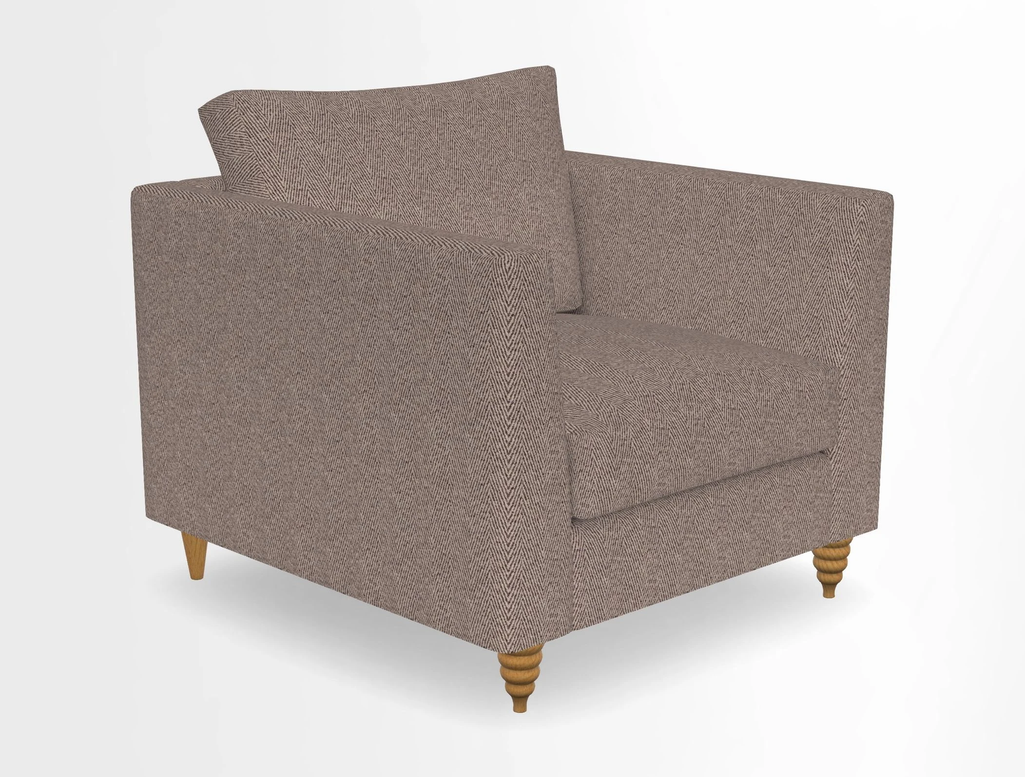Saltdean chair in Two Tone Plain Biscuit