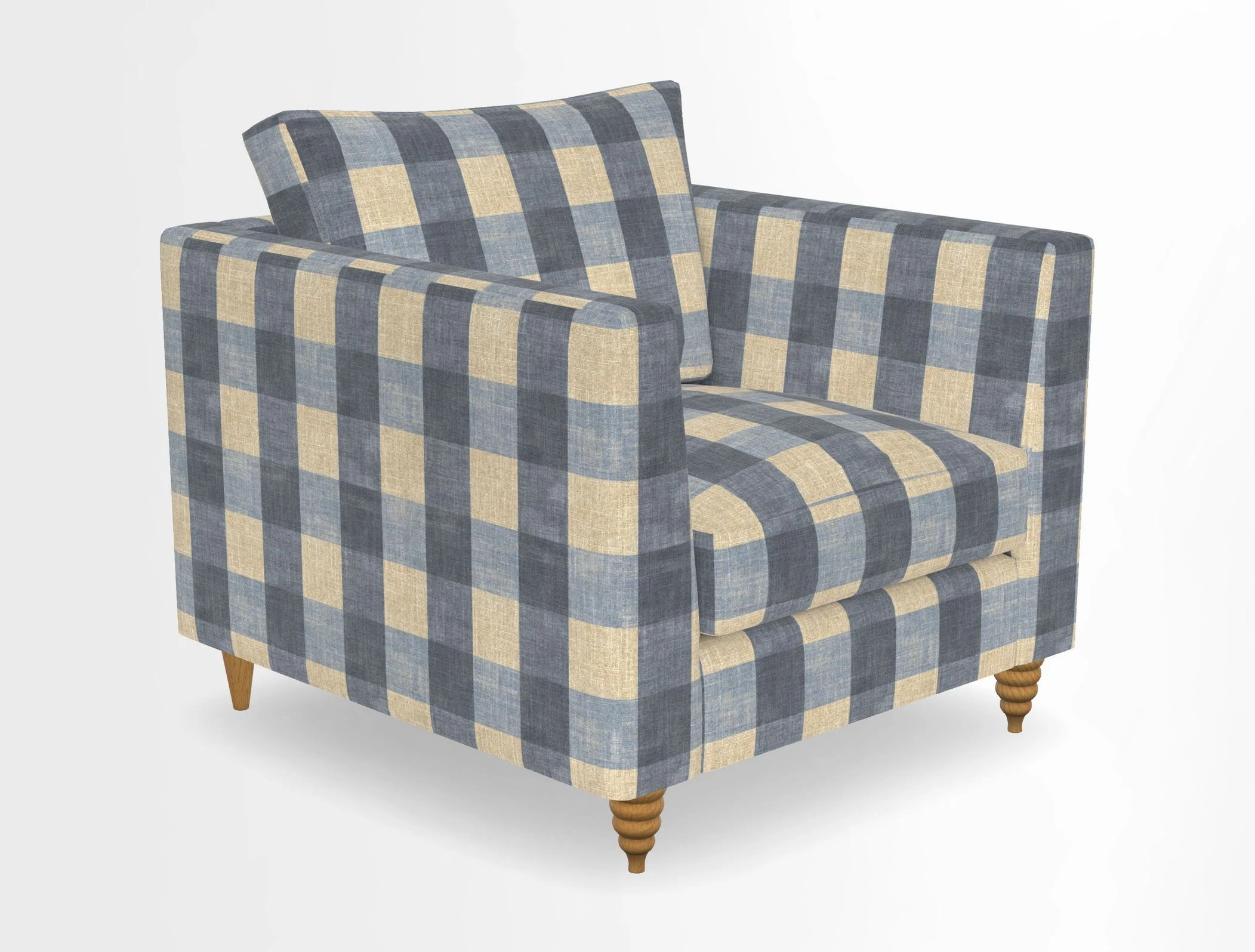 Saltdean chair in Two Tone Plain Biscuit