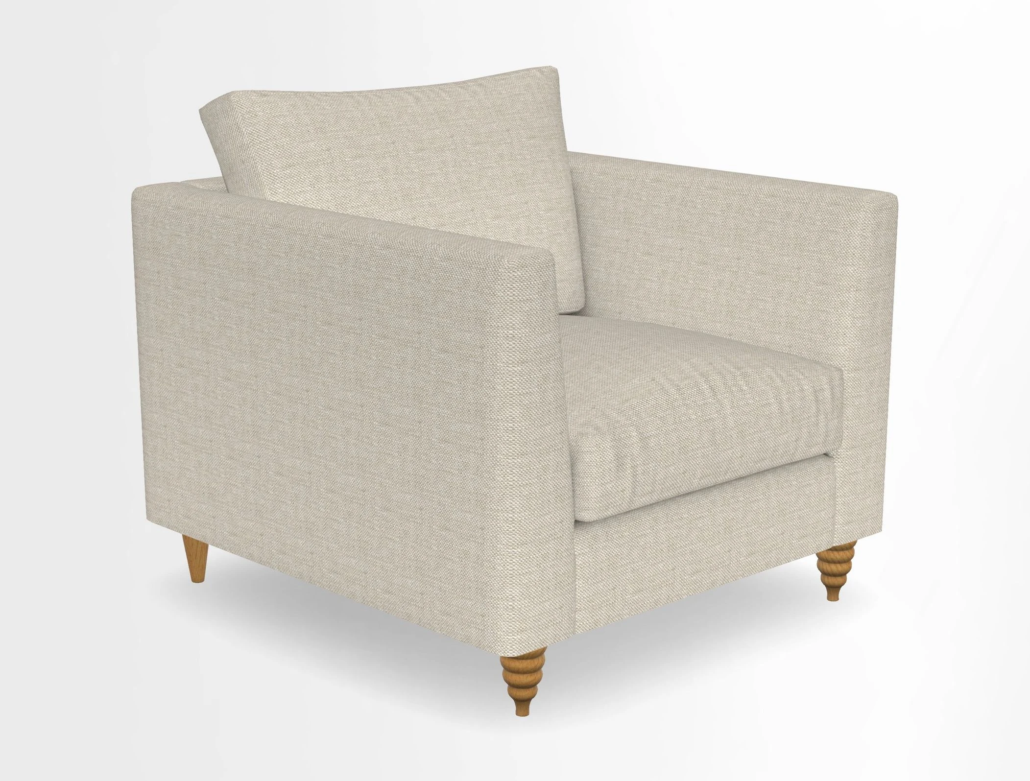 Saltdean chair in Two Tone Plain Biscuit