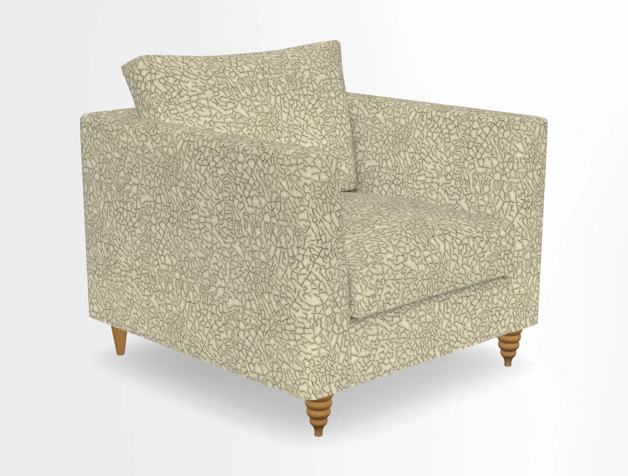 Saltdean chair in Two Tone Plain Biscuit