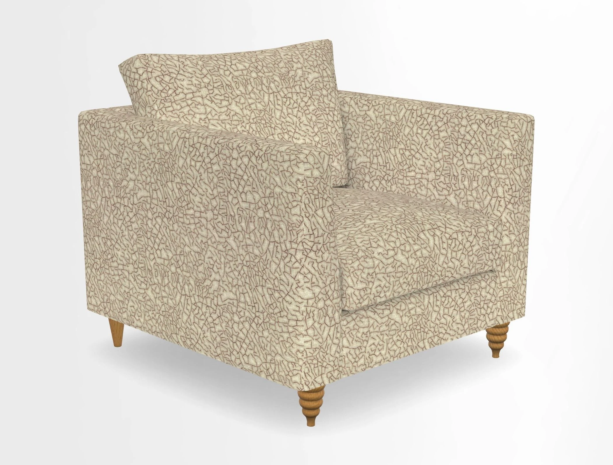 Saltdean chair in Two Tone Plain Biscuit