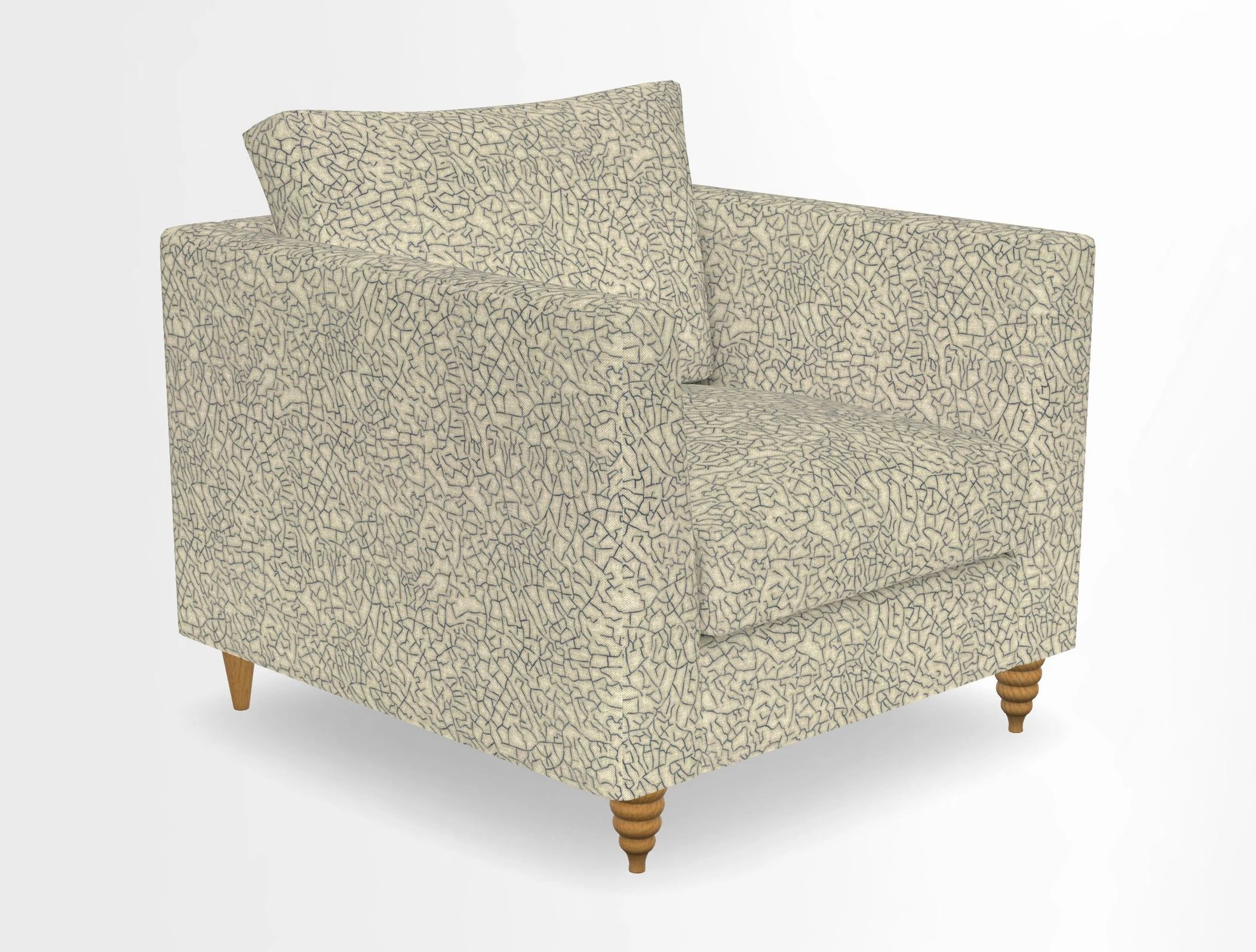 Saltdean chair in Two Tone Plain Biscuit
