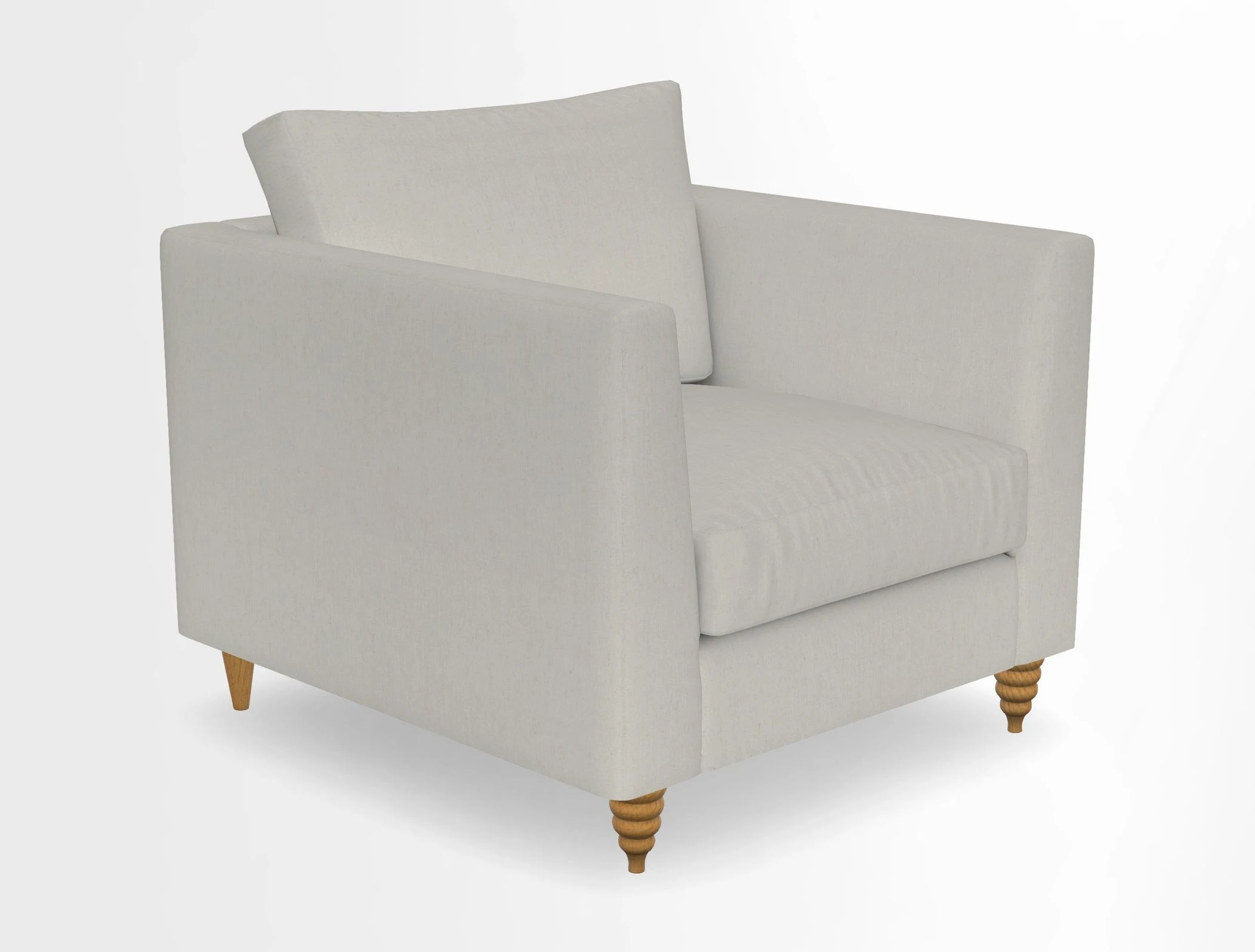 Saltdean chair in Two Tone Plain Biscuit
