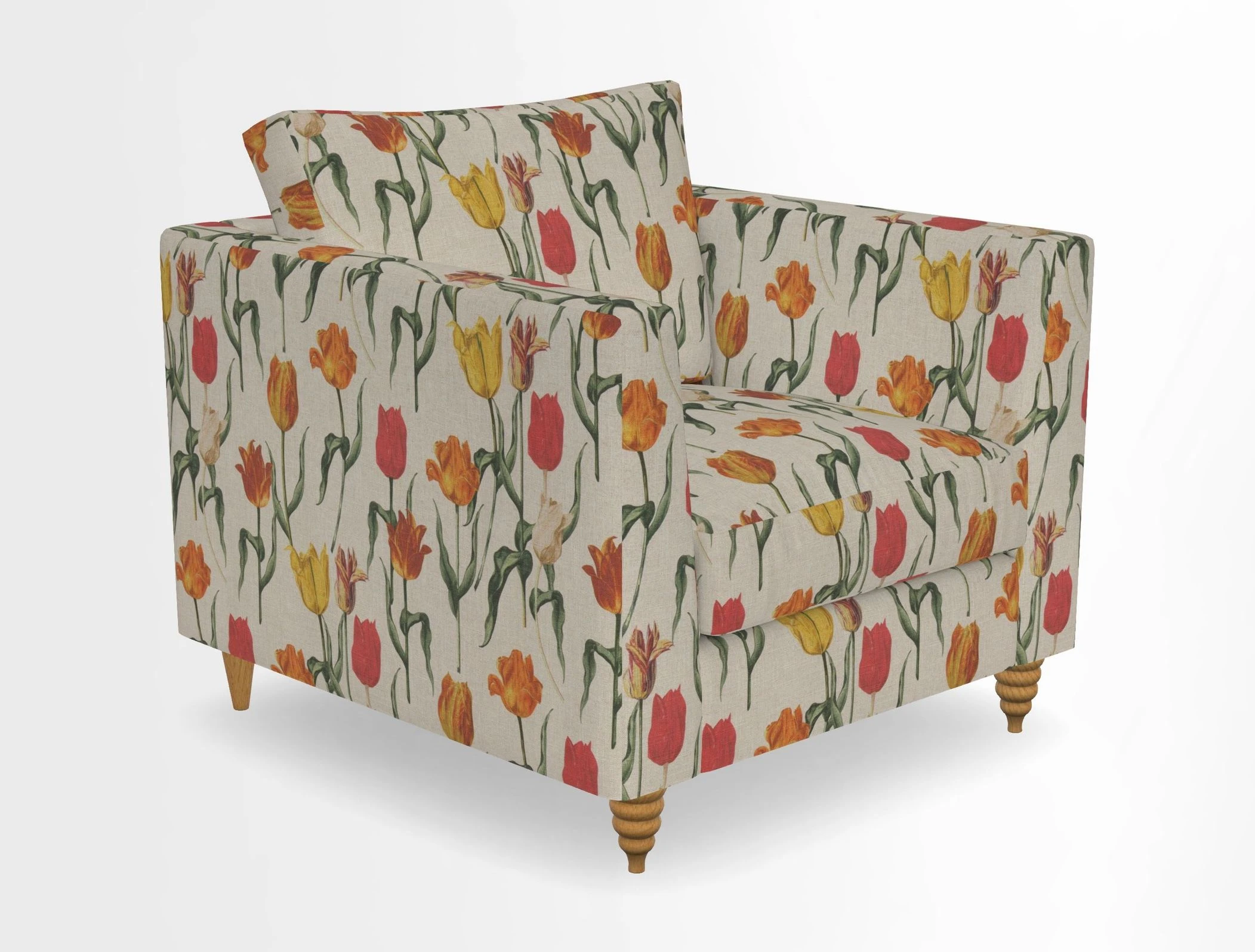 Saltdean chair in Two Tone Plain Biscuit