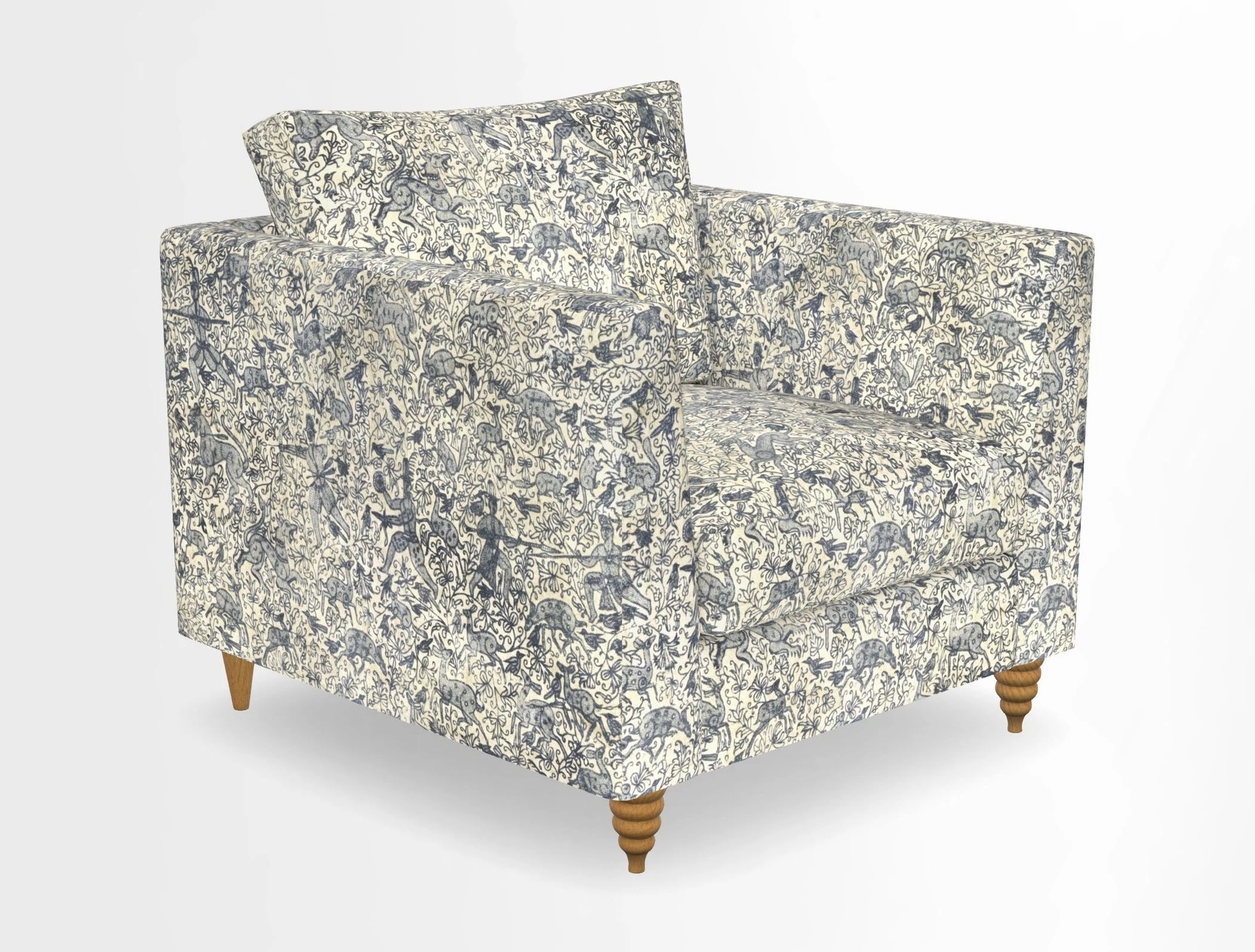 Saltdean chair in Two Tone Plain Biscuit