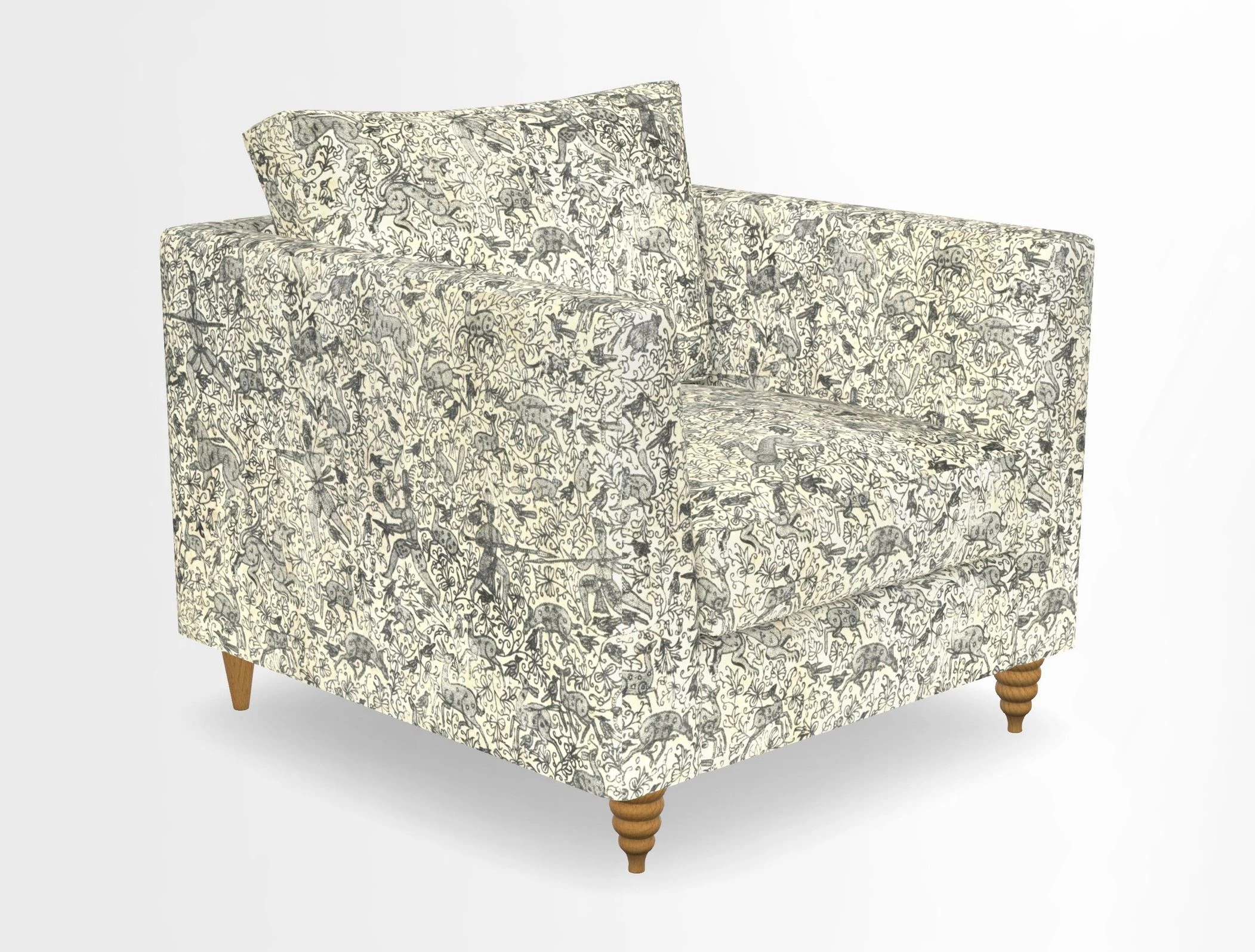 Saltdean chair in Two Tone Plain Biscuit