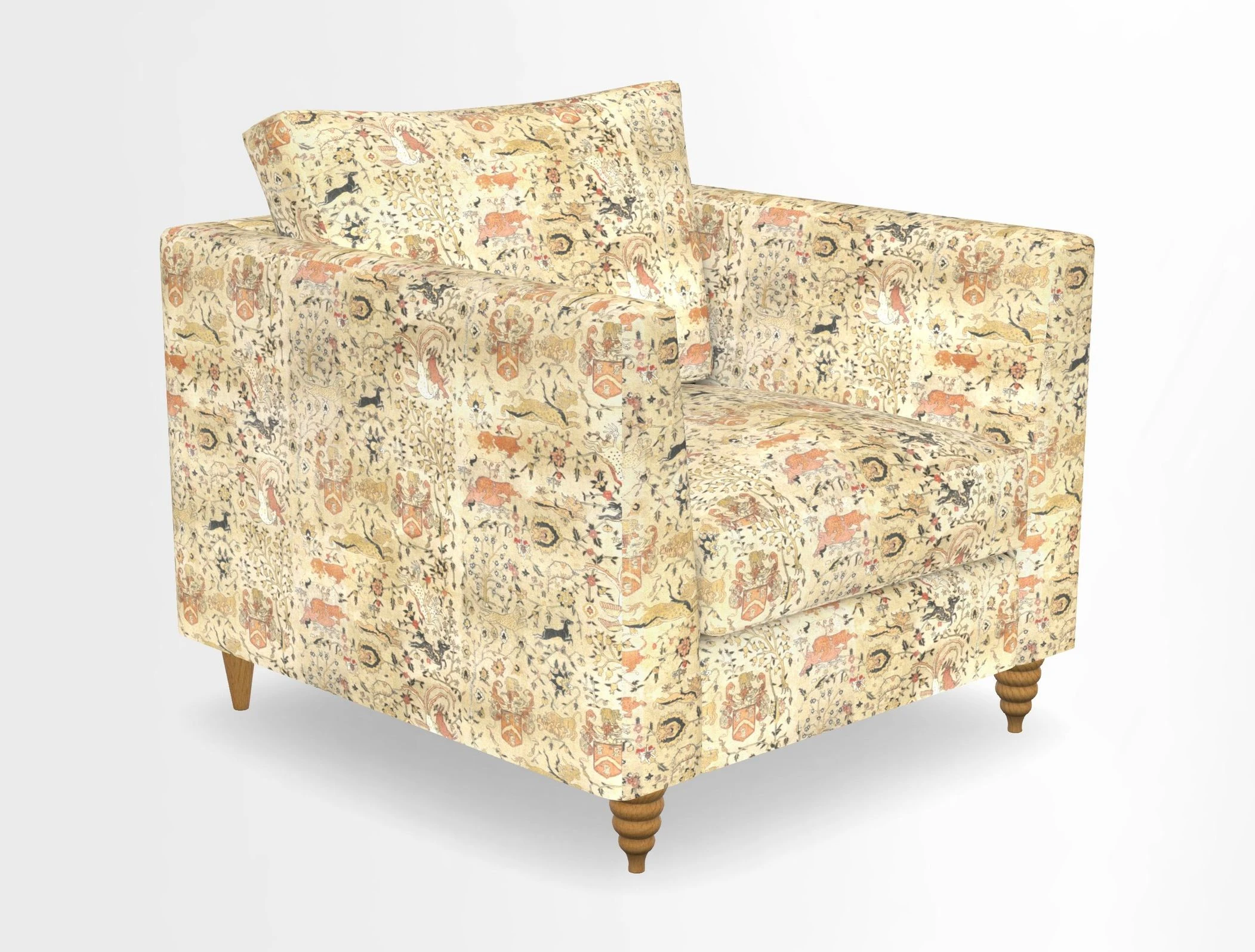 Saltdean chair in Two Tone Plain Biscuit