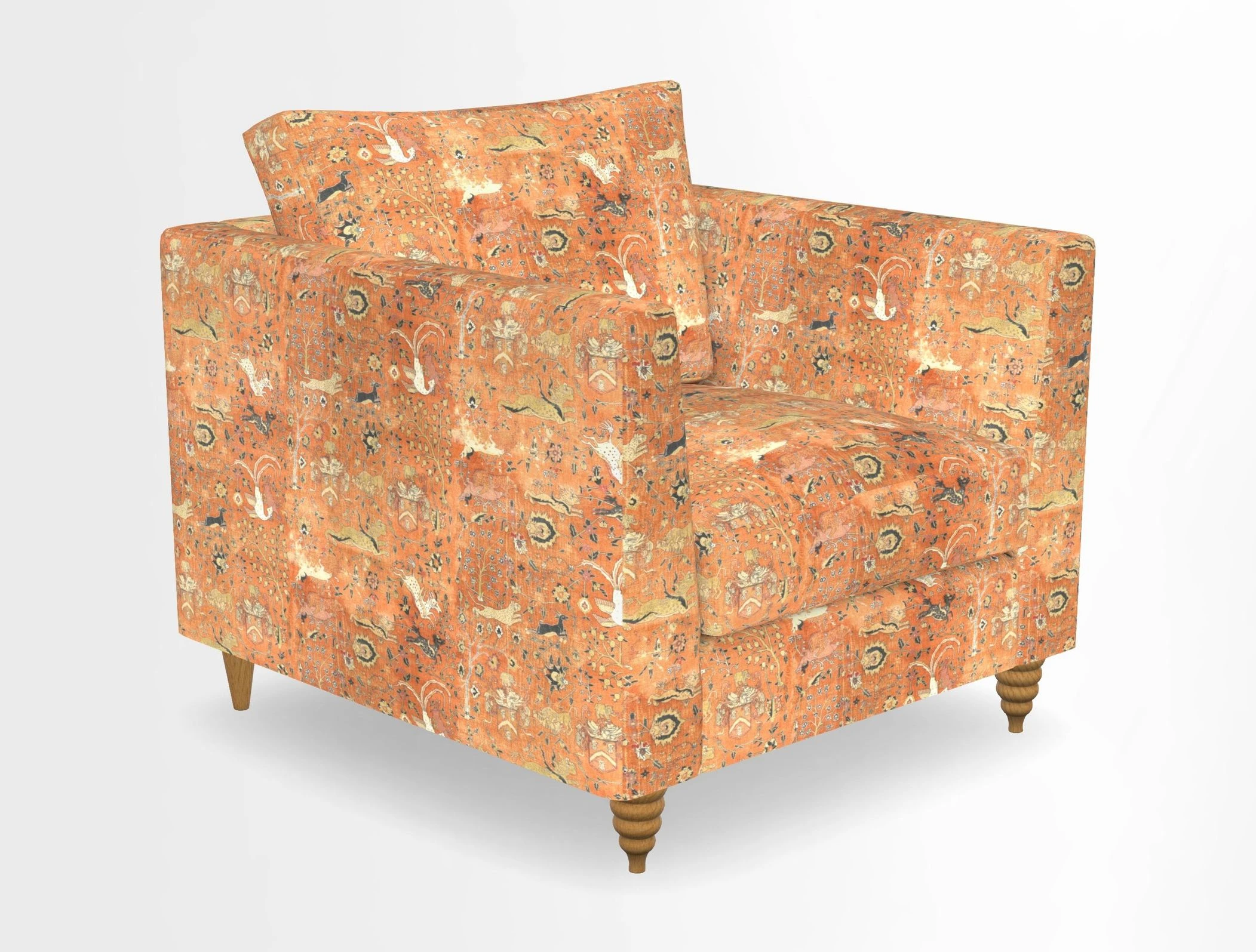Saltdean chair in Two Tone Plain Biscuit