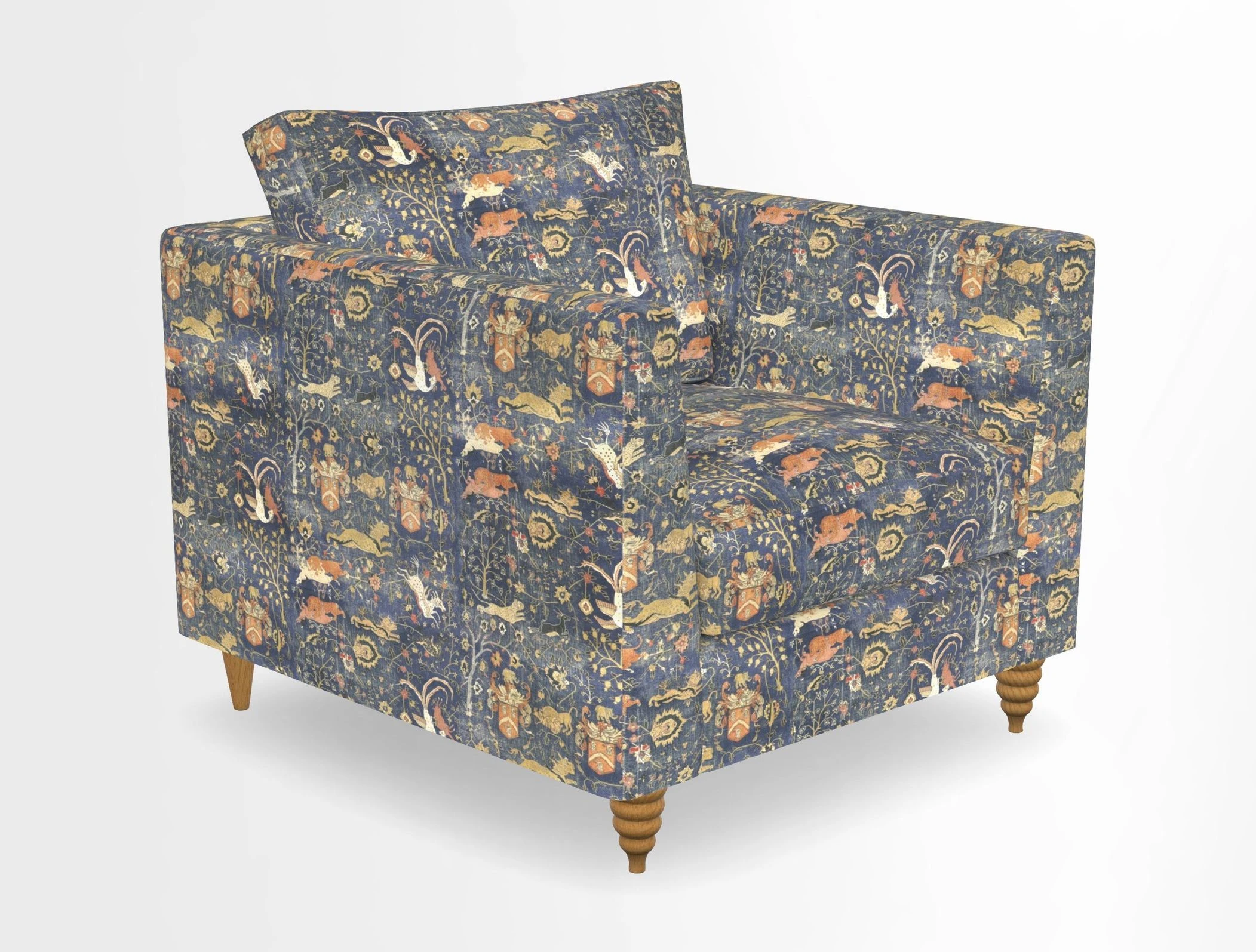 Saltdean chair in Two Tone Plain Biscuit