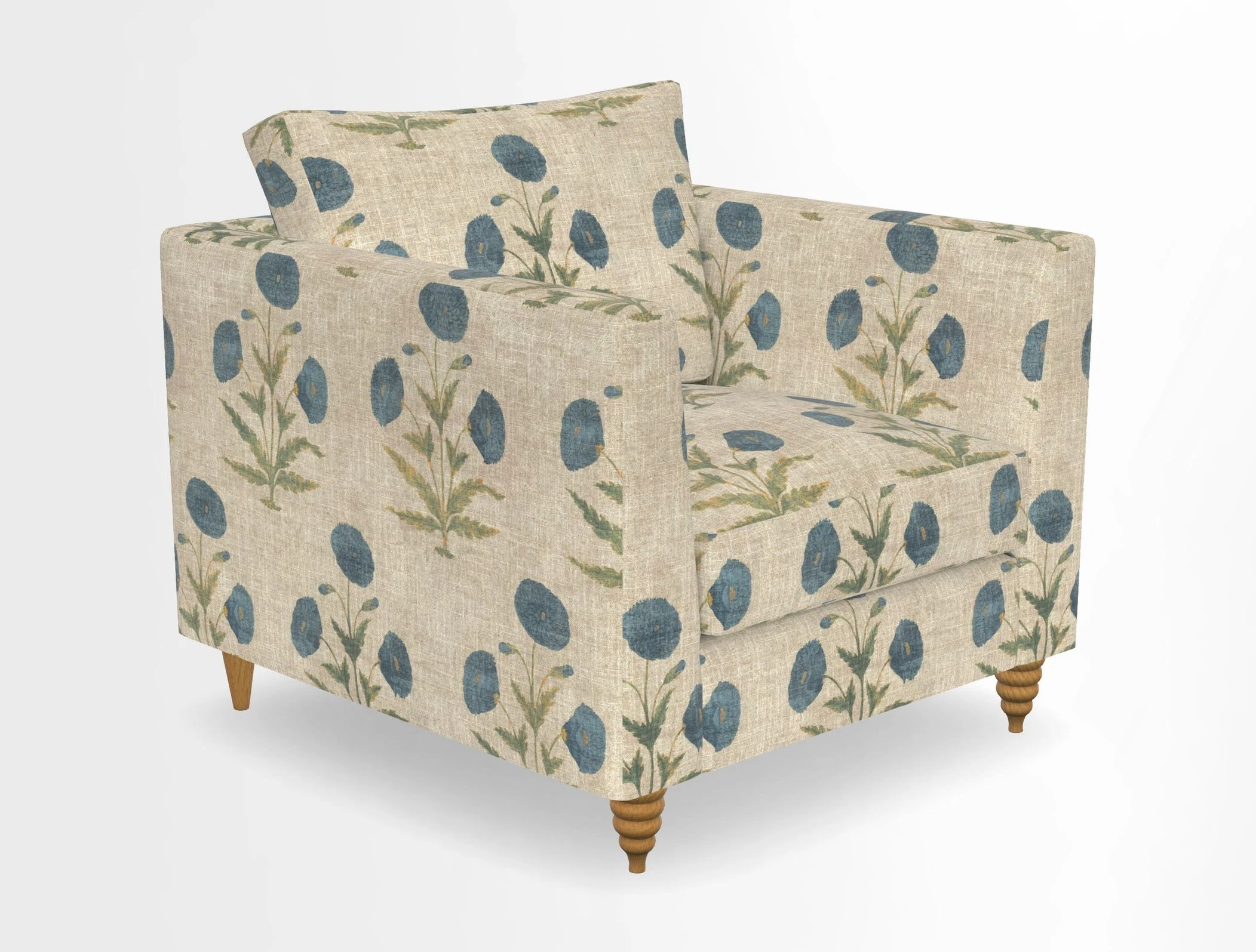 Saltdean chair in Two Tone Plain Biscuit