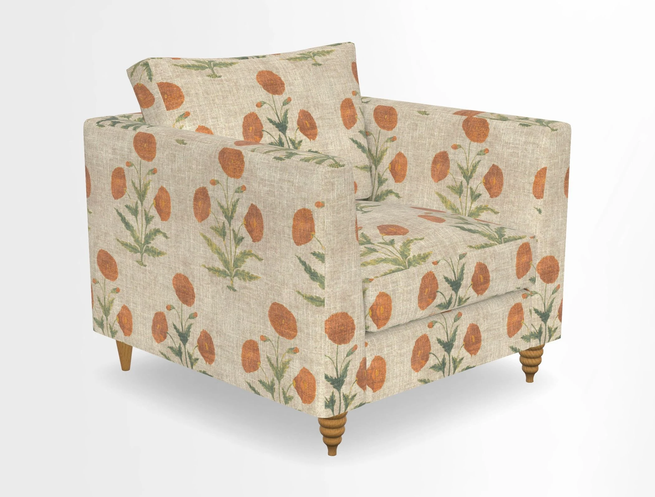 Saltdean chair in Two Tone Plain Biscuit