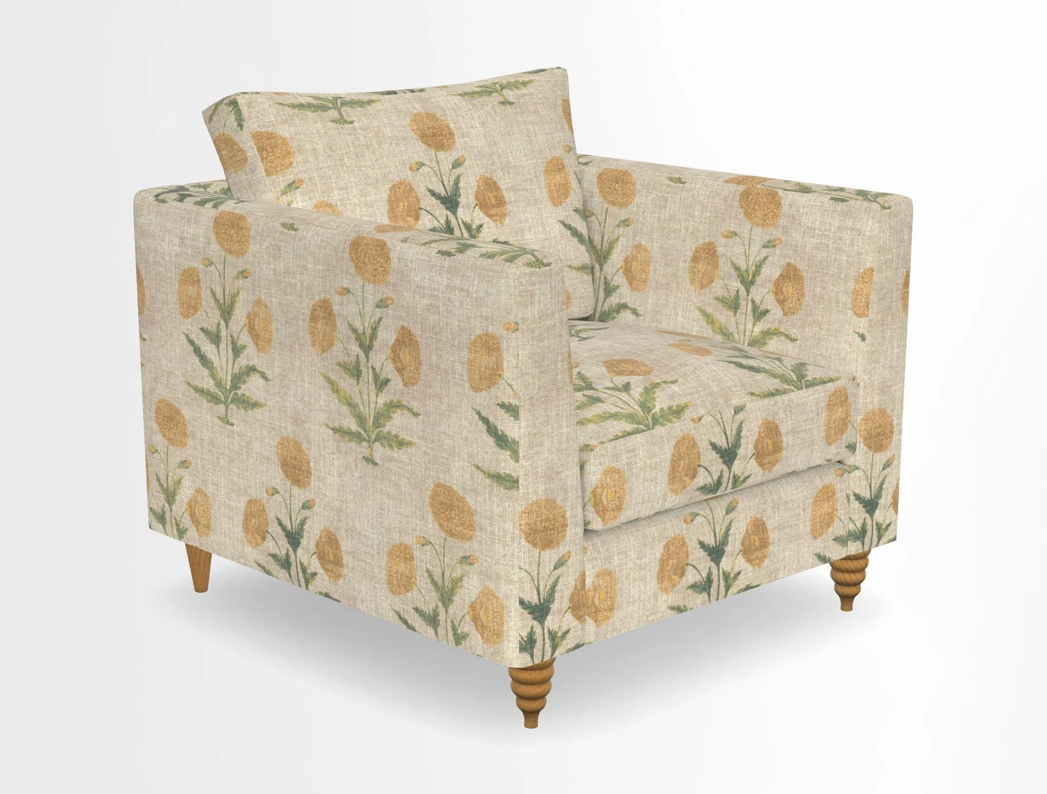 Saltdean chair in Two Tone Plain Biscuit